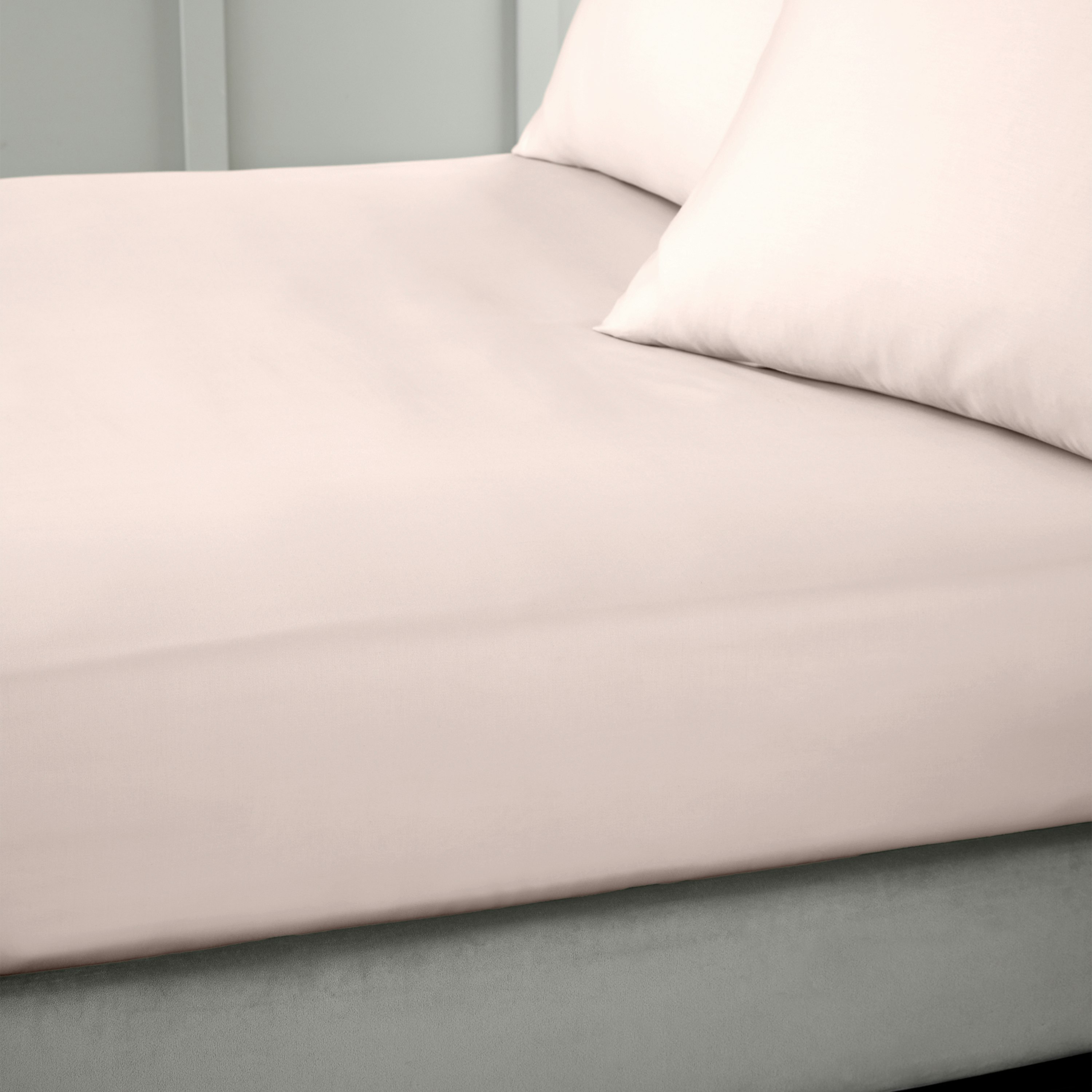 Bianca 400 Thread Count Cotton Sateen Fitted Sheet - King