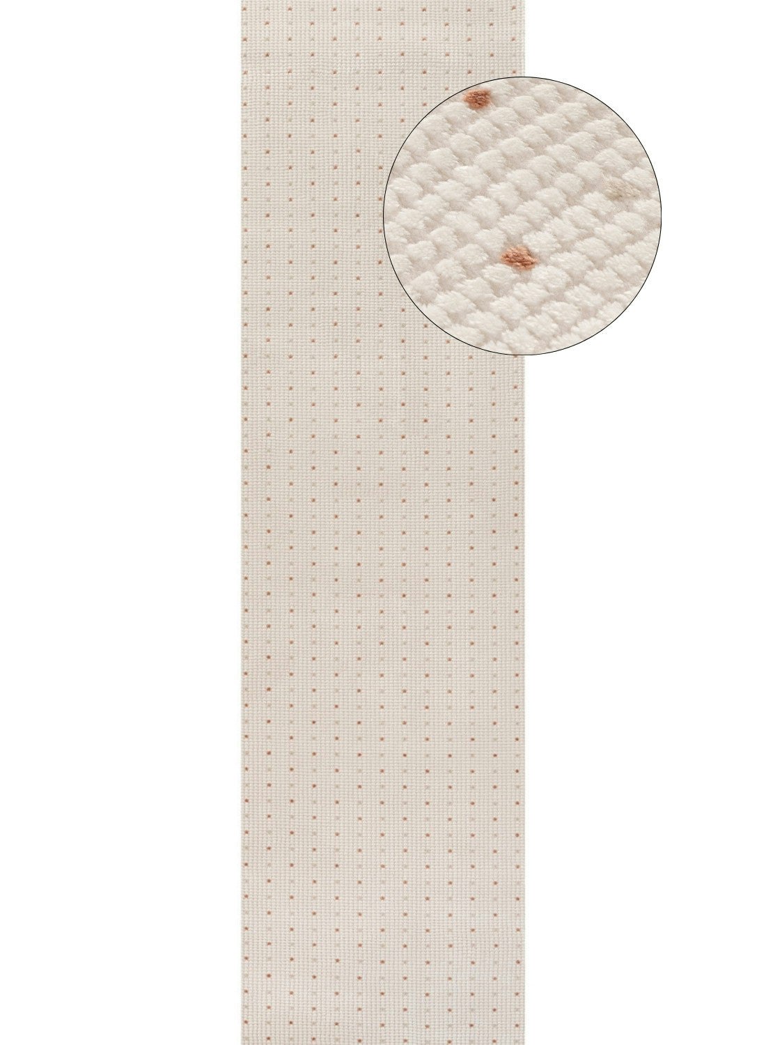 The Rugs Cream Carmel -Terra Dots Rug | 6080 - 80X300 Cm