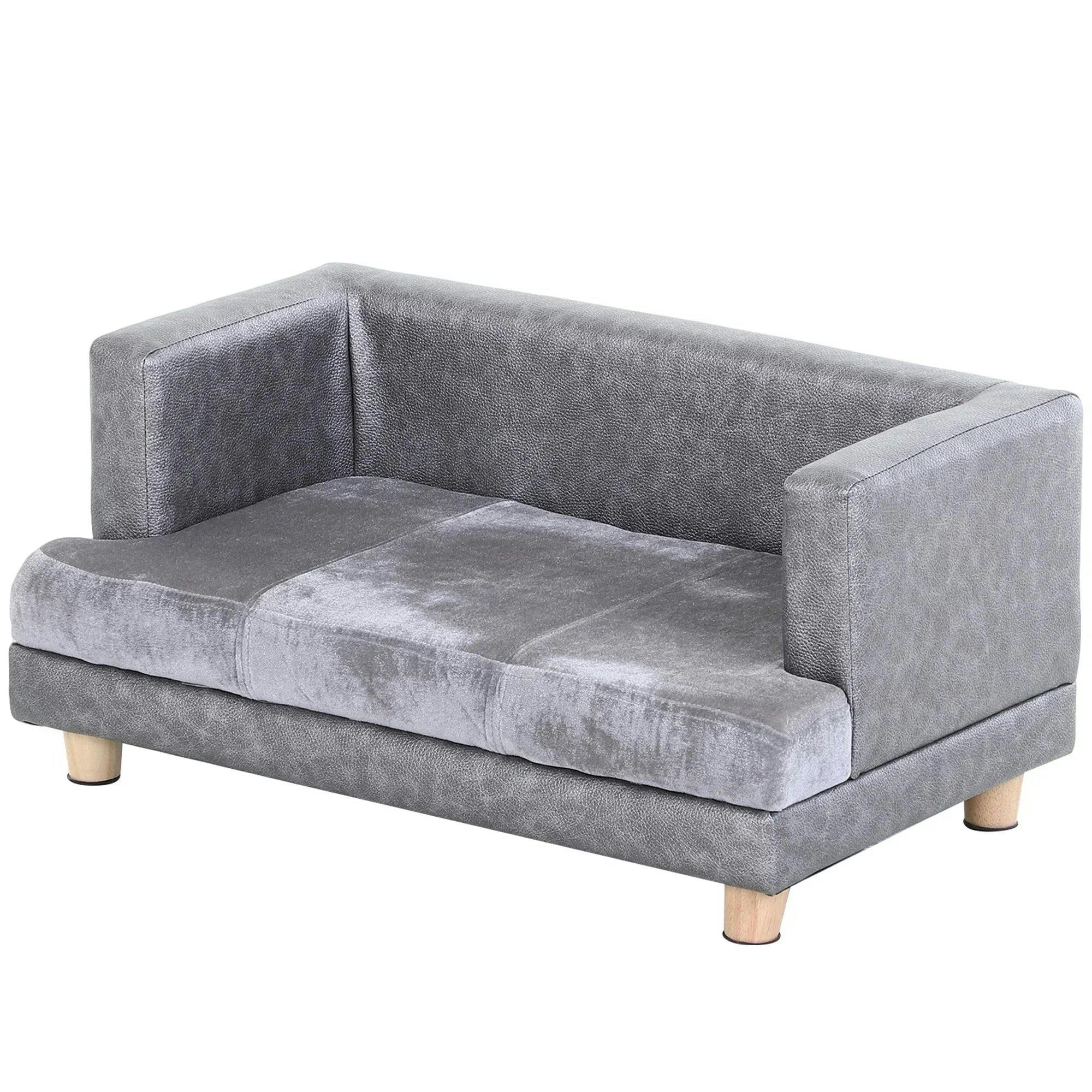 Dog Sofa Lounge Bed with Anti-slip Legs - - Image 3