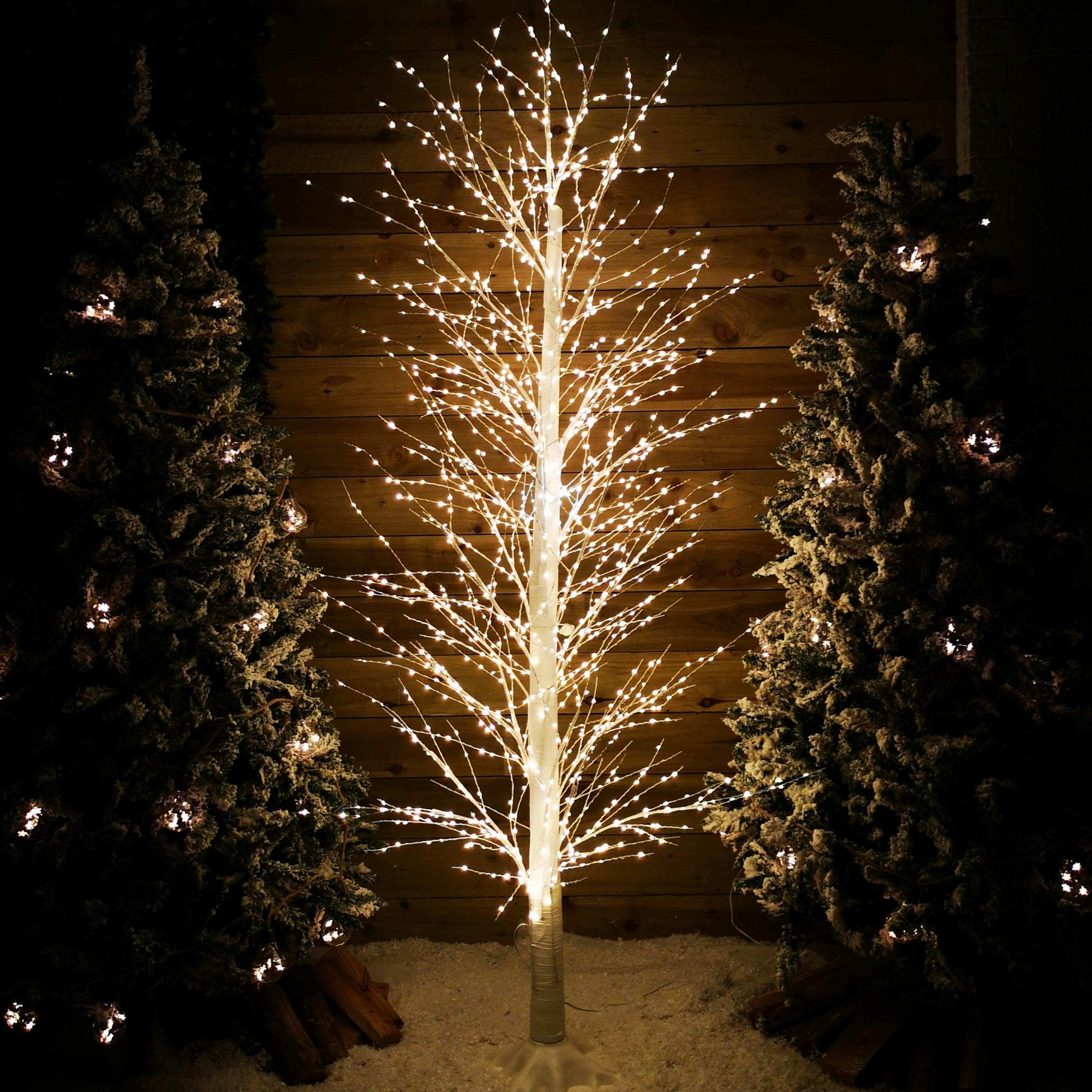 White 7Ft (2.1M) Modelling Micro Dot Tree With 1,700 Twinkling Leds In Warm - Image 3