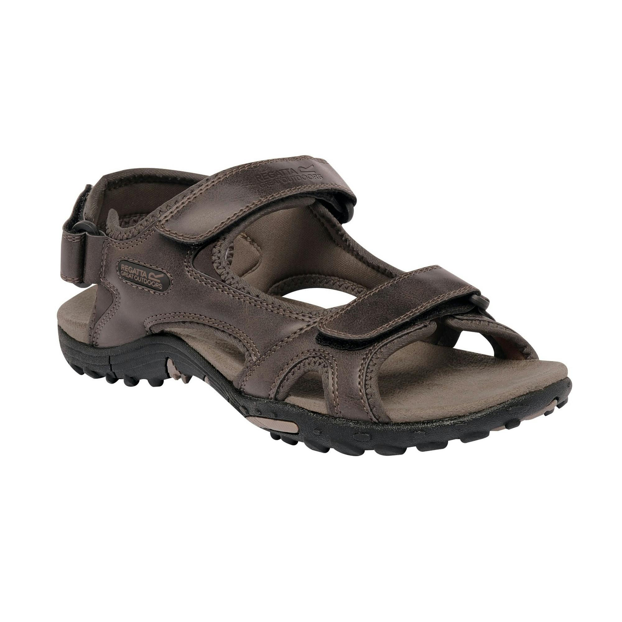 Regatta Men's Great Outdoors Haris Sandals - Peat - Peat - Uk 8 - 57% Polyester/43% Other Fibres