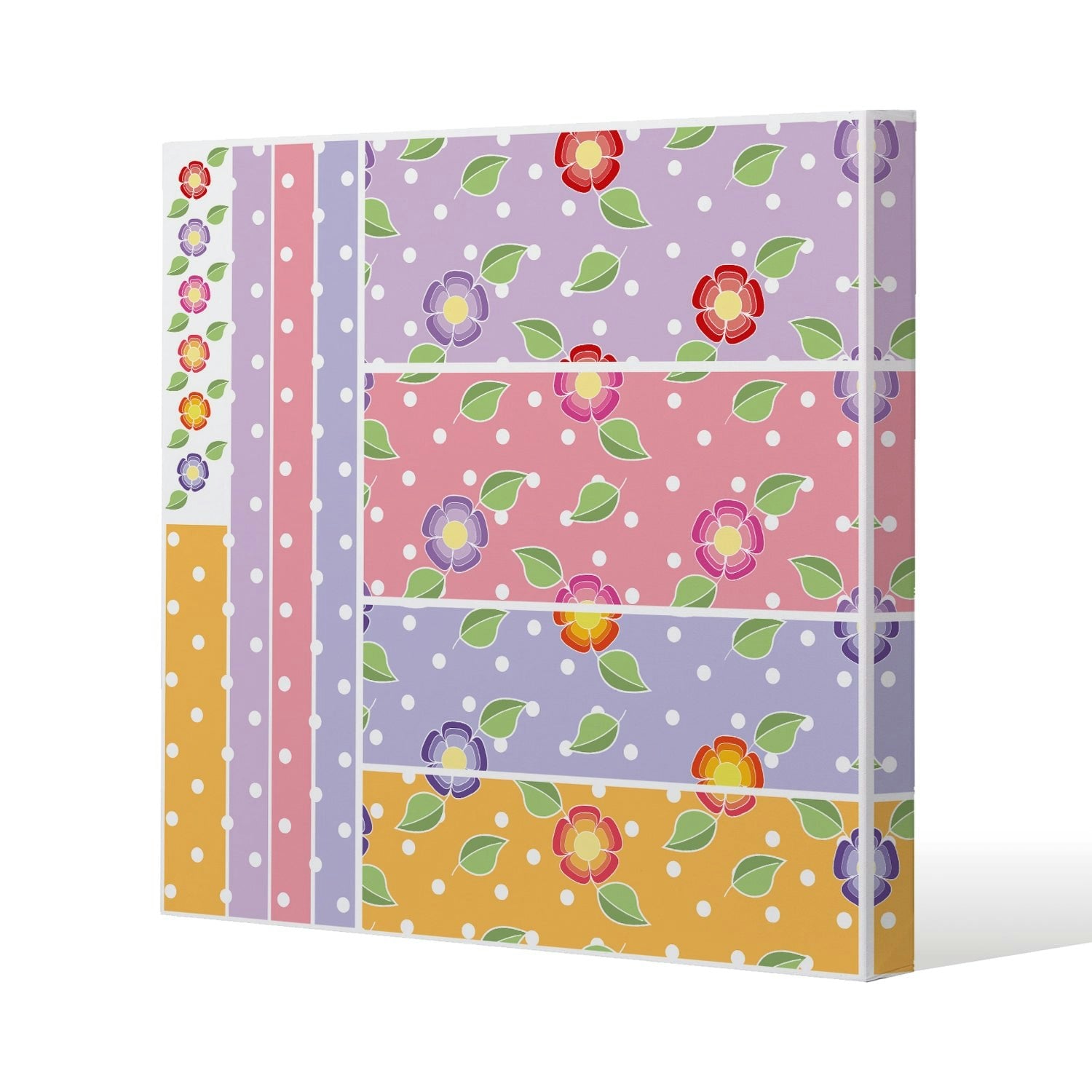 Rackhams Bohemian Chic Ink Pattern With Boho Feathers (Canvas Print) - 90 X 90 X 4Cm