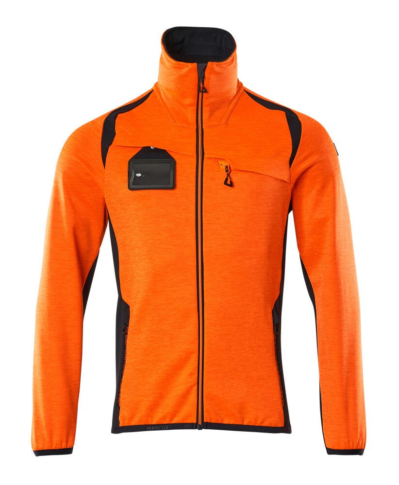 Mascot Men's Mascot® Accelerate Safe Fleece Jumper With Zipper