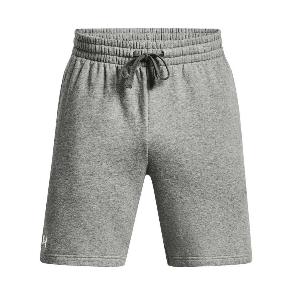Under Armour Men's White Rival Fleece Shorts - Castle Rock/ - Xl R - Castle Rock/ - 80% Cotton/20% Polyester