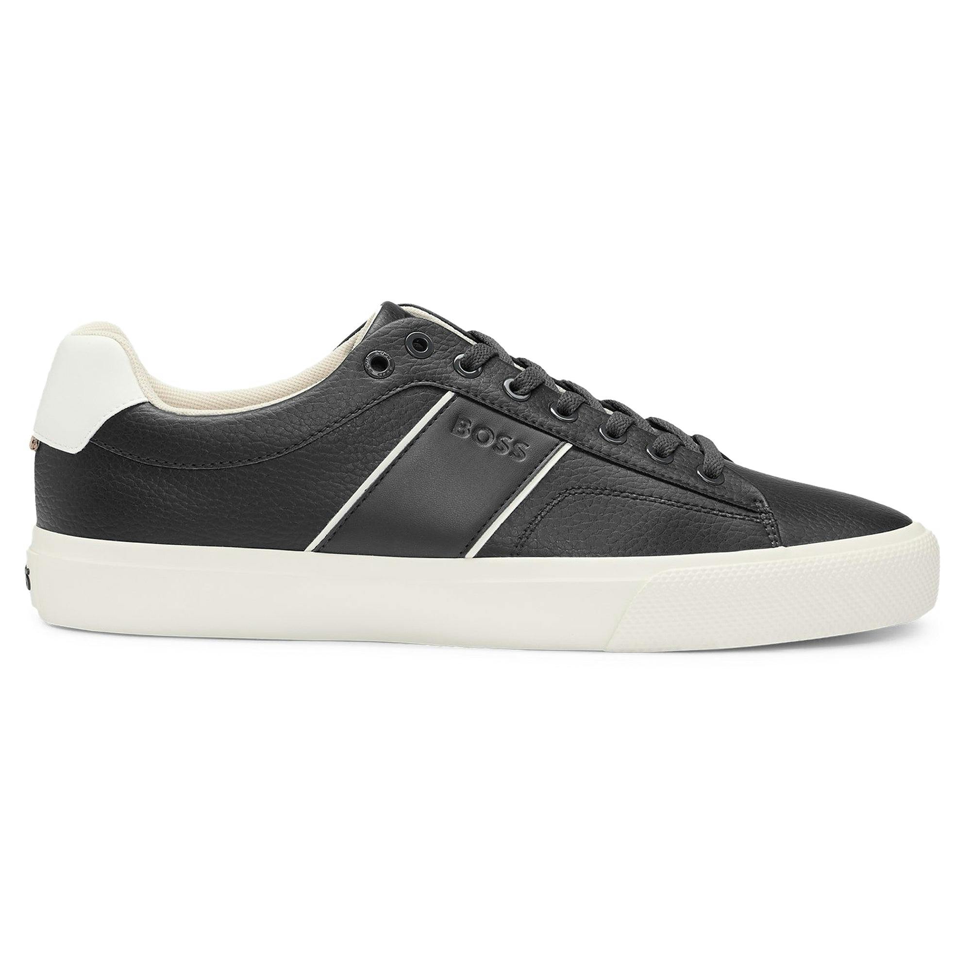 Boss Men's Black Aiden Tenn Grltp Trainers - Uk 9
