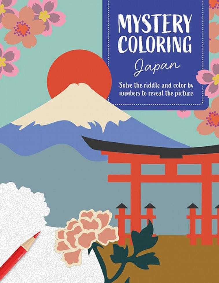 Mystery Coloring Coloring Japan by S�verine Pr�lat NEW - Image 9