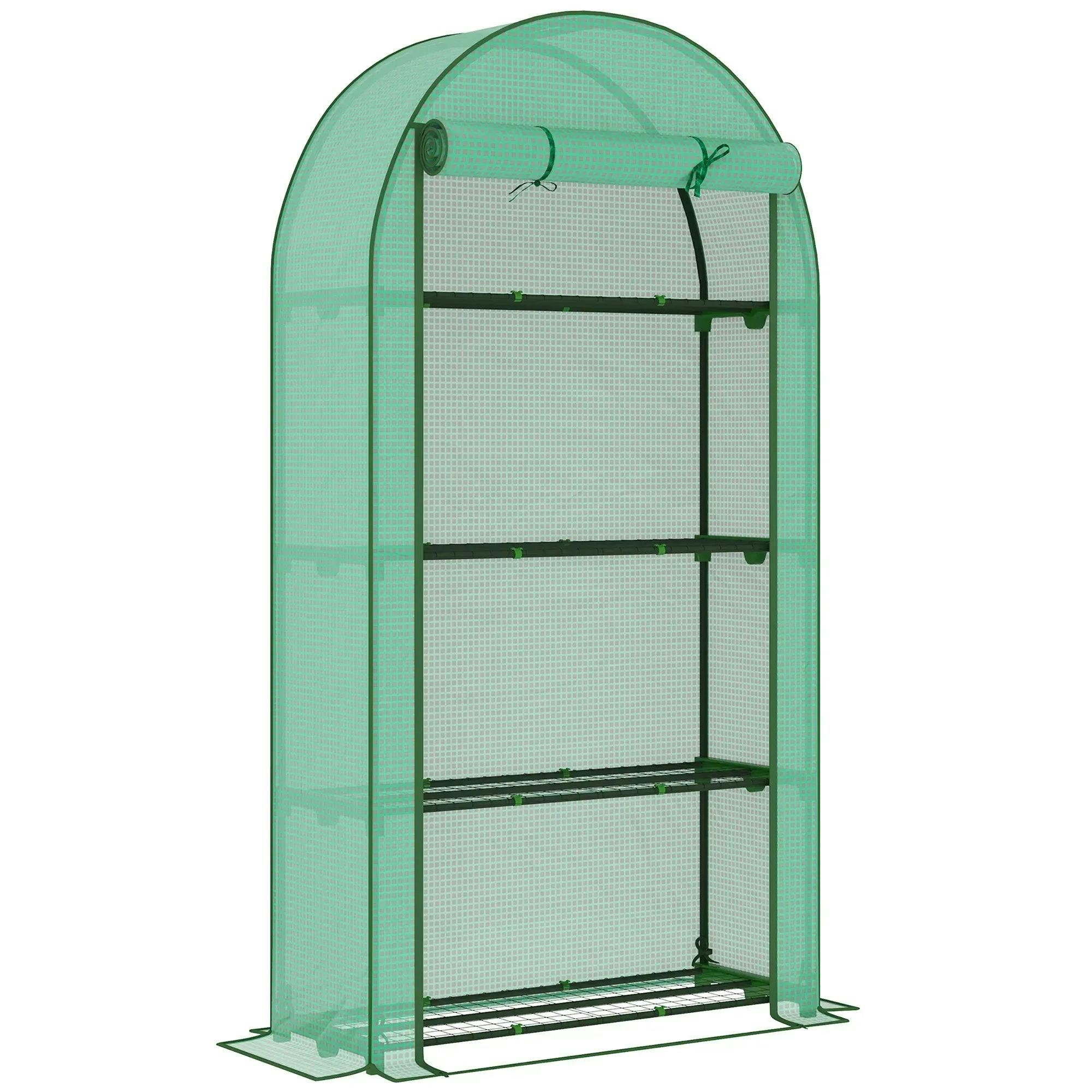 Rackhams Green Four Shelf Mini House - Image 6