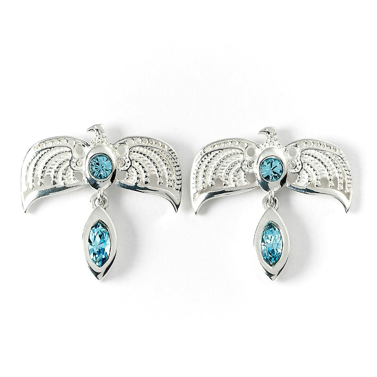 The Carat Shop Silver Harry Potter Sterling Diadem Stud Earrings With Crystals.