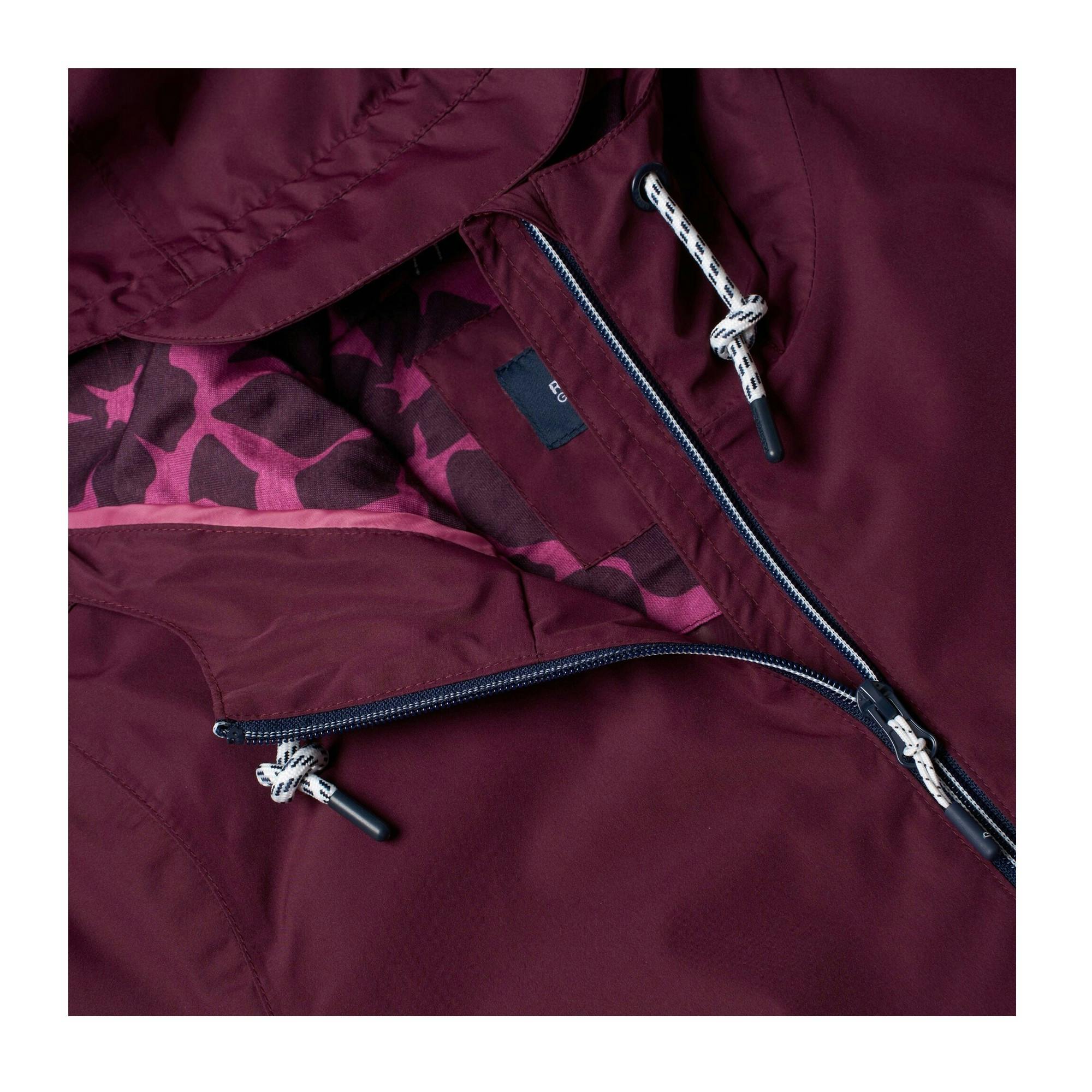 Regatta Women's Bayletta Grid Distress Waterproof Jacket - Fig - 20 Uk - Fig - 62% Polyester/38% Recycled Polyester
