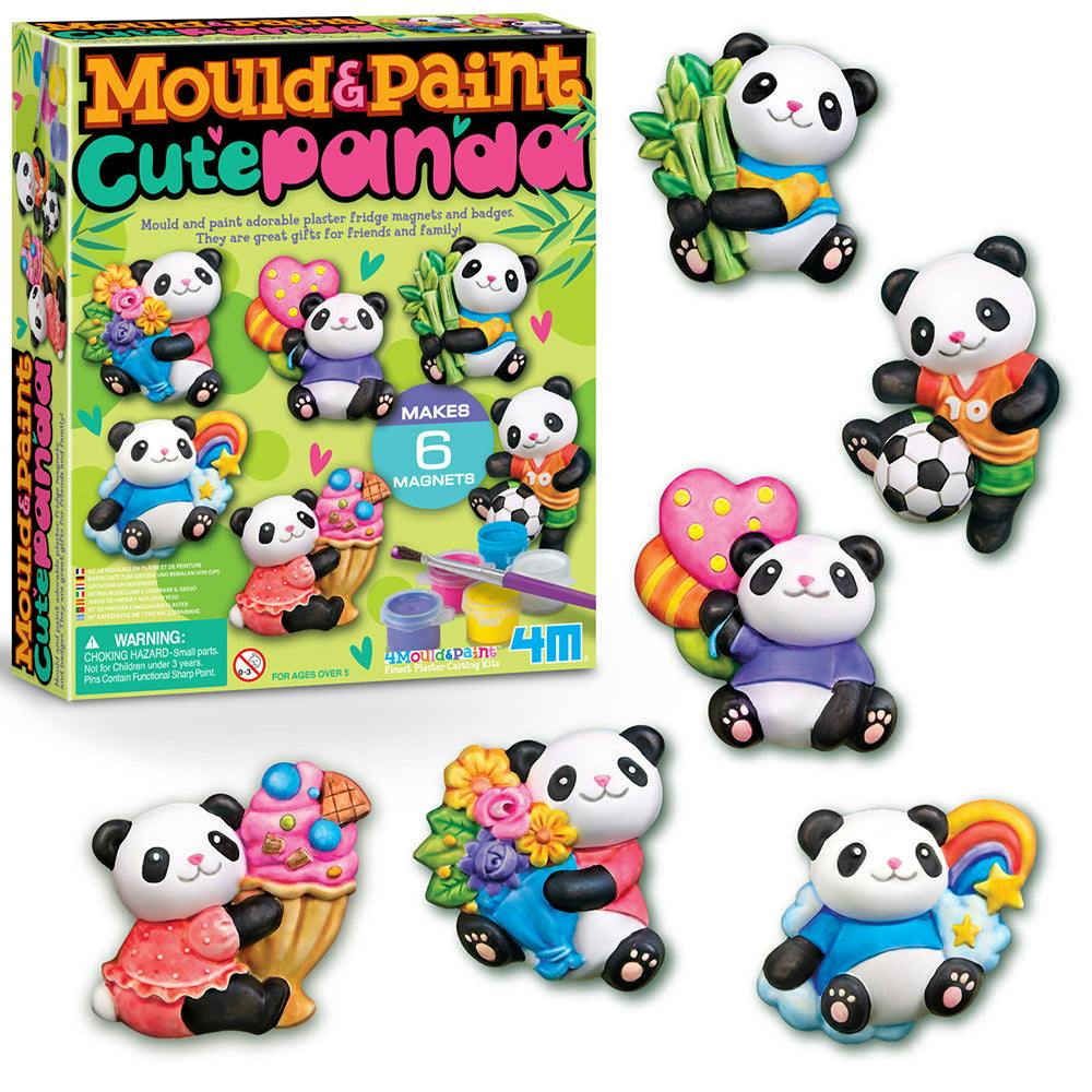 4M Mould & Paint Cute Panda | Diy Animal Plaster Mould Craft Kit