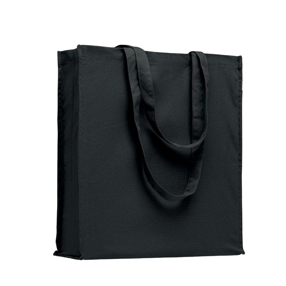 Midocean Black Bente Organic Cotton Shopper Bag - One Size