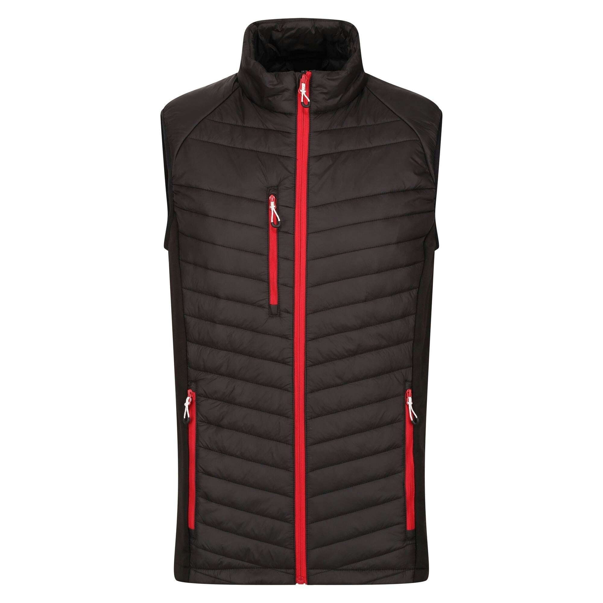 Regatta Men's Black/Red Professional Quilted Hybrid Gilet - /Classic - Xs - /Classic
