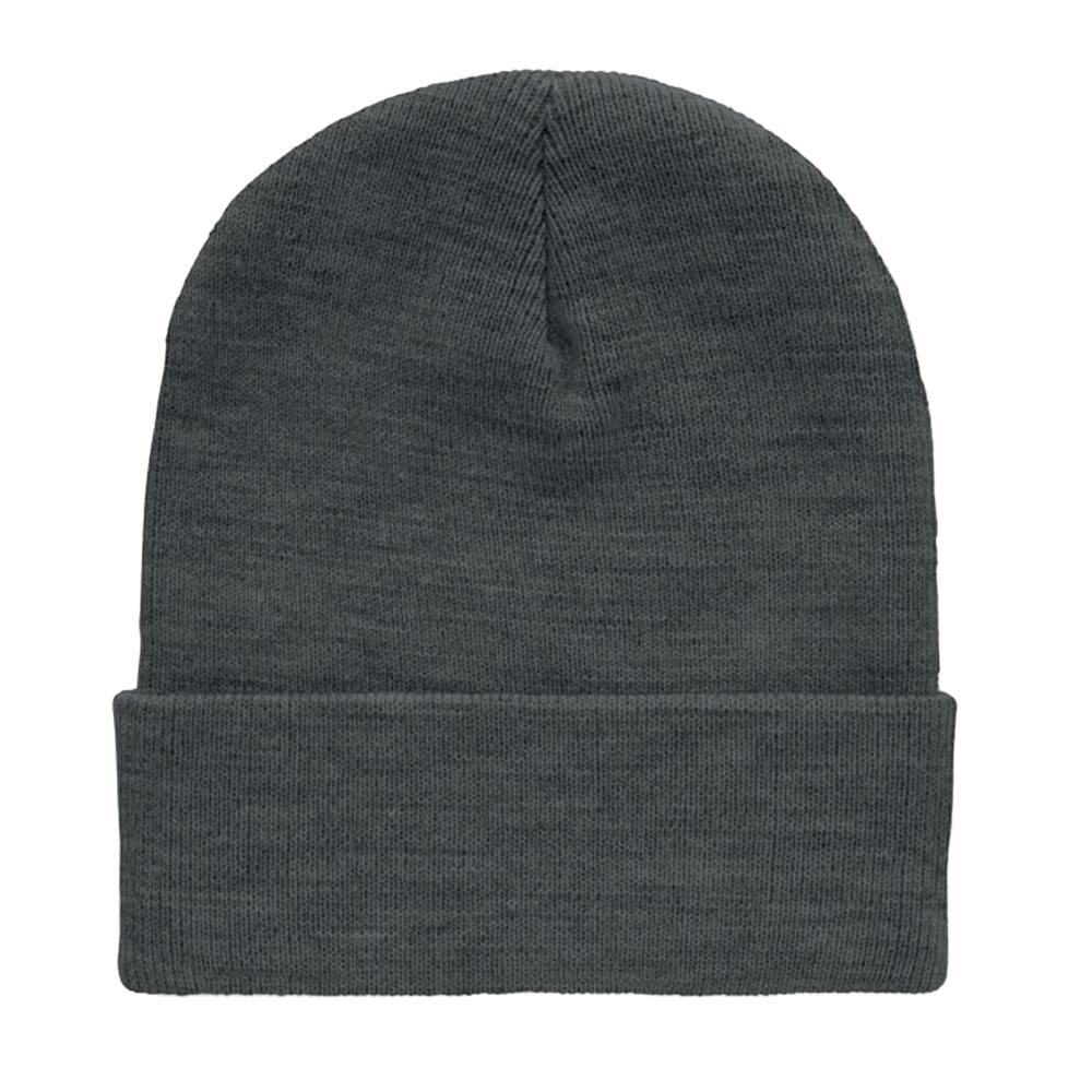 Midocean Unisex White/Black Adult Polo Rpet Cuffed Beanie - One Size