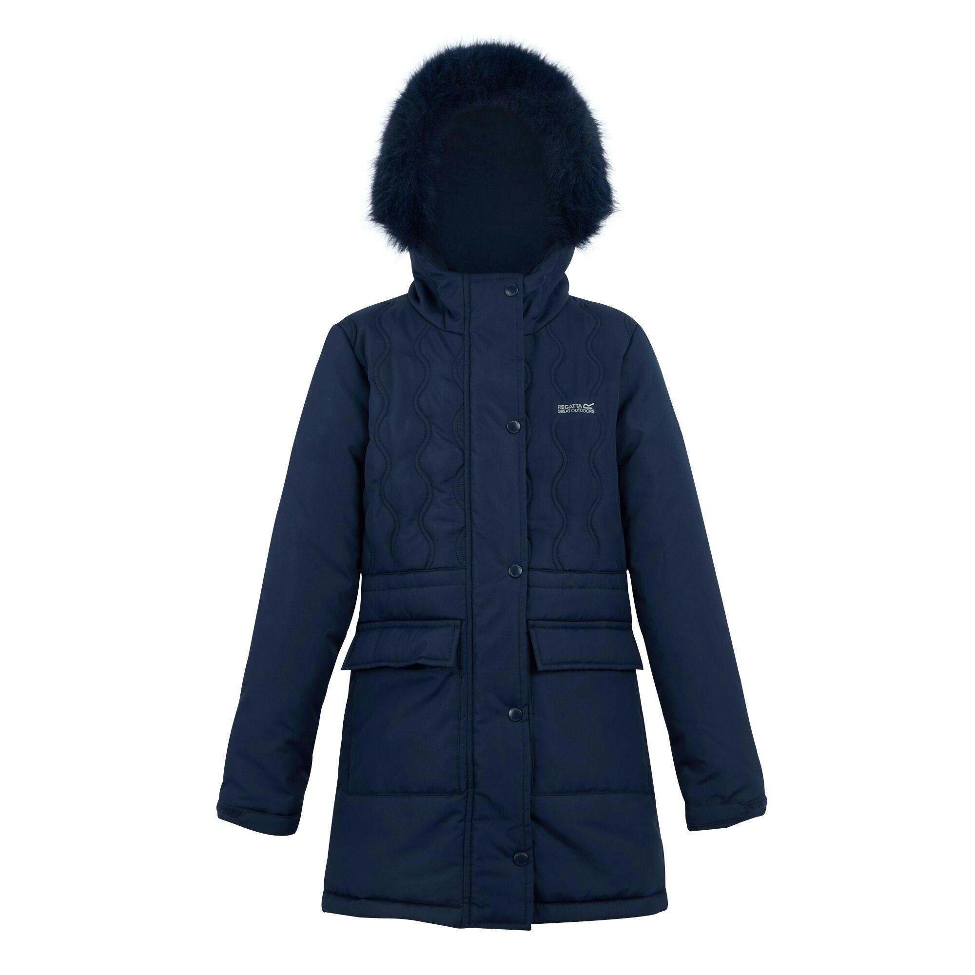 Regatta Kids Fabrizia Ii Quilted Jacket - Navy - 13 Years - Navy - 100% Mixed