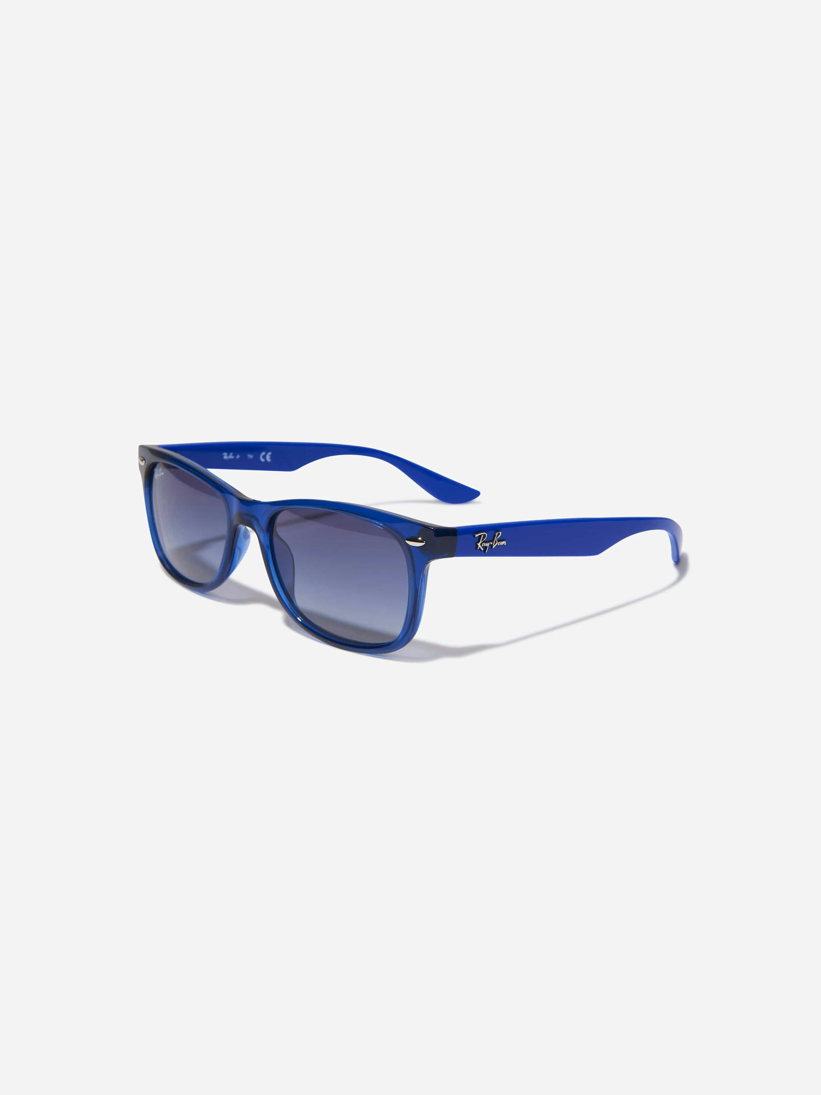 Ray-Ban Blue Kids New Junior Wayfarer Sunglasses In - 10 - 13 Yrs