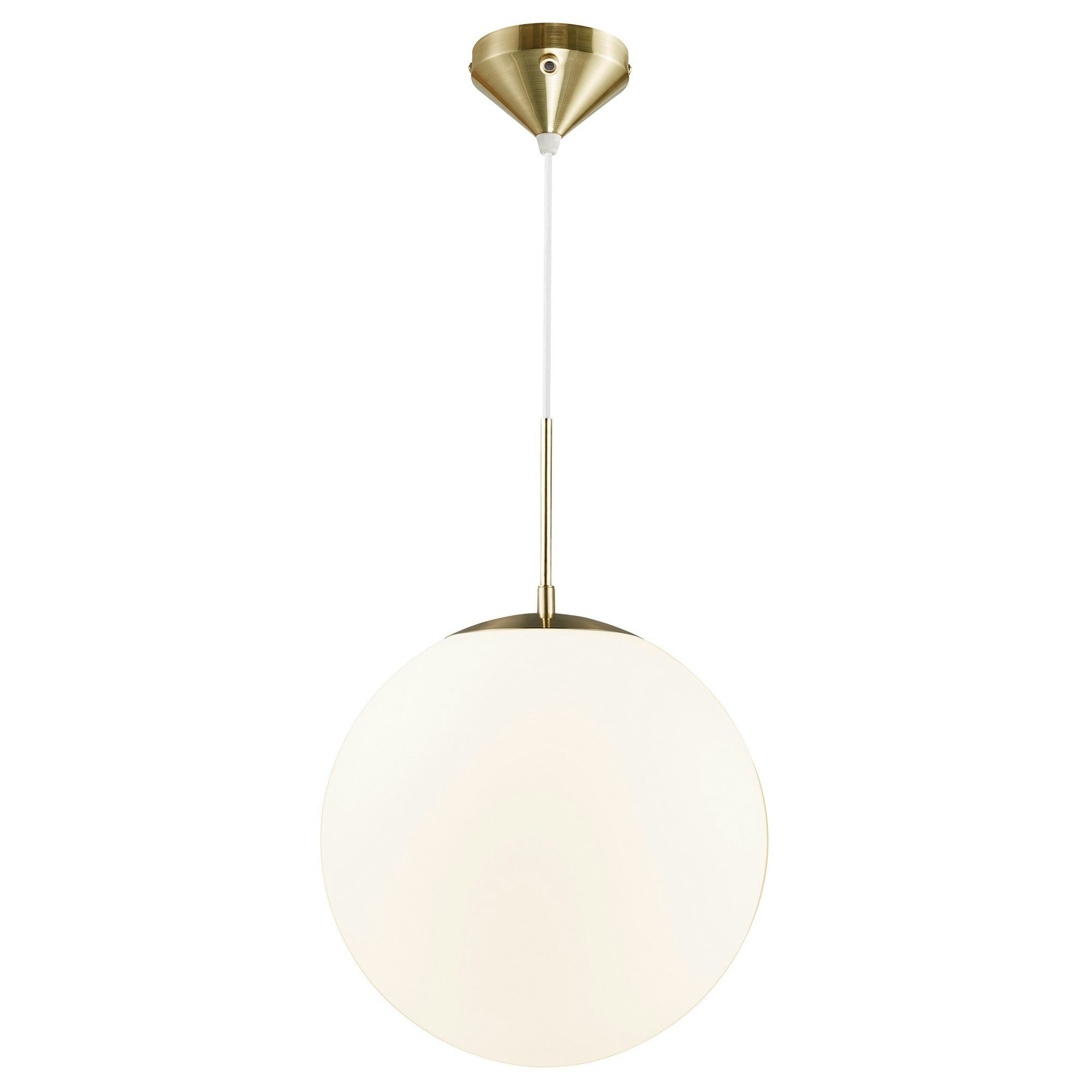 Nordlux Unisex Gold Grant Pendant Light Brass Glass Dining Room E27 Mains In 35Cm - Image 4