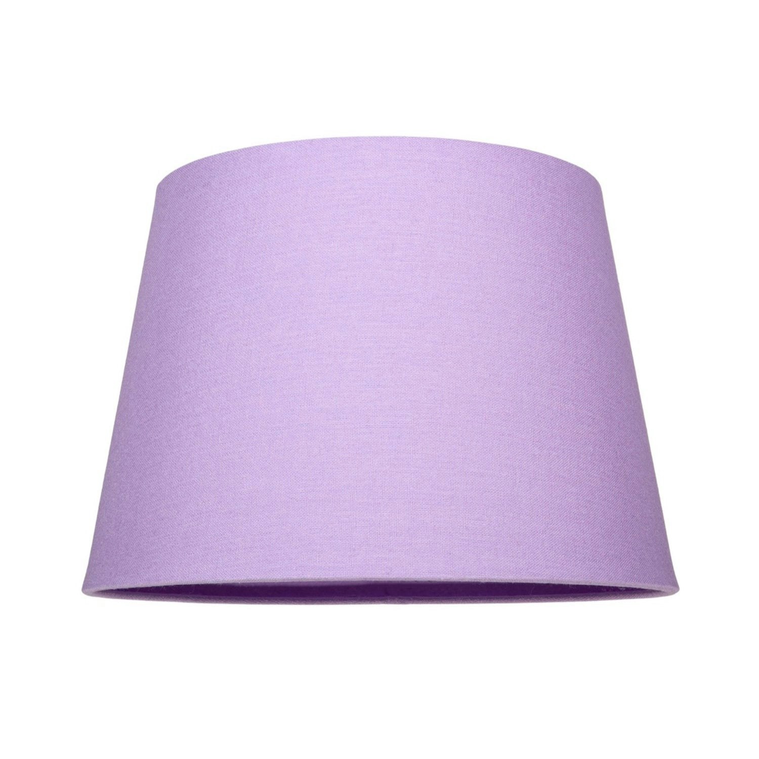 Rackhams Lilac Traditional 8 Inch Soft Linen Drum Table/Pendant Lamp Shade 40W Maximum
