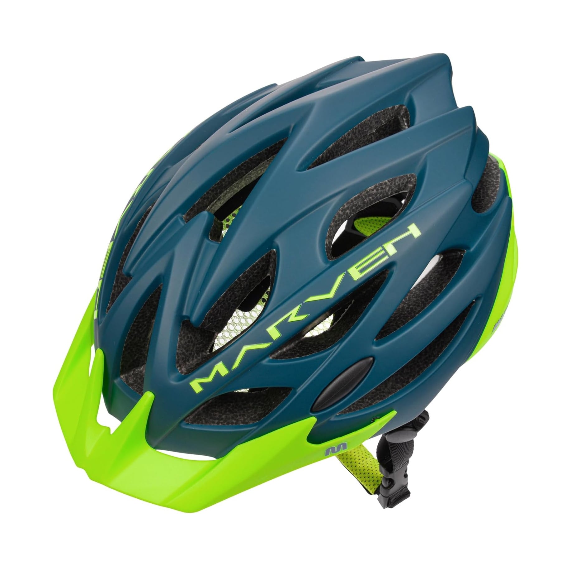 Meteor Green Marven Cycle Helmet Mtb Bike Skateboard Scooter Safety Gear - S 52 – 56 Cm (20.4 – 22 Inch) - Navy