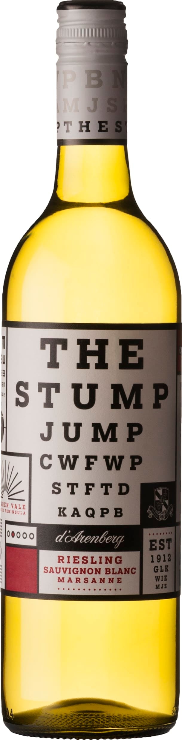 Various Wine White D Arenberg The Stump Jump Blend 2021 75Cl - Pack Of 6