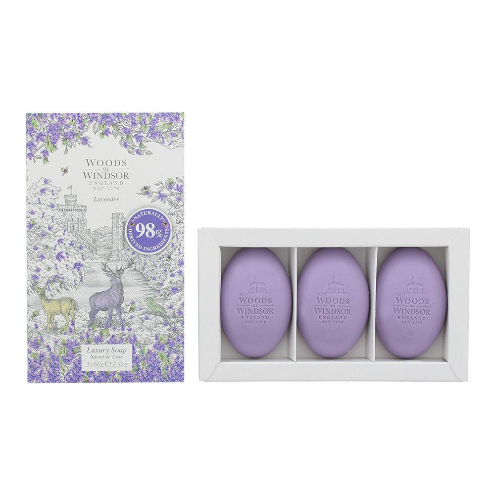 Woods Of Windsor Lavender Luxury Soap For Her 60G - Pack Of 3 - Image 15