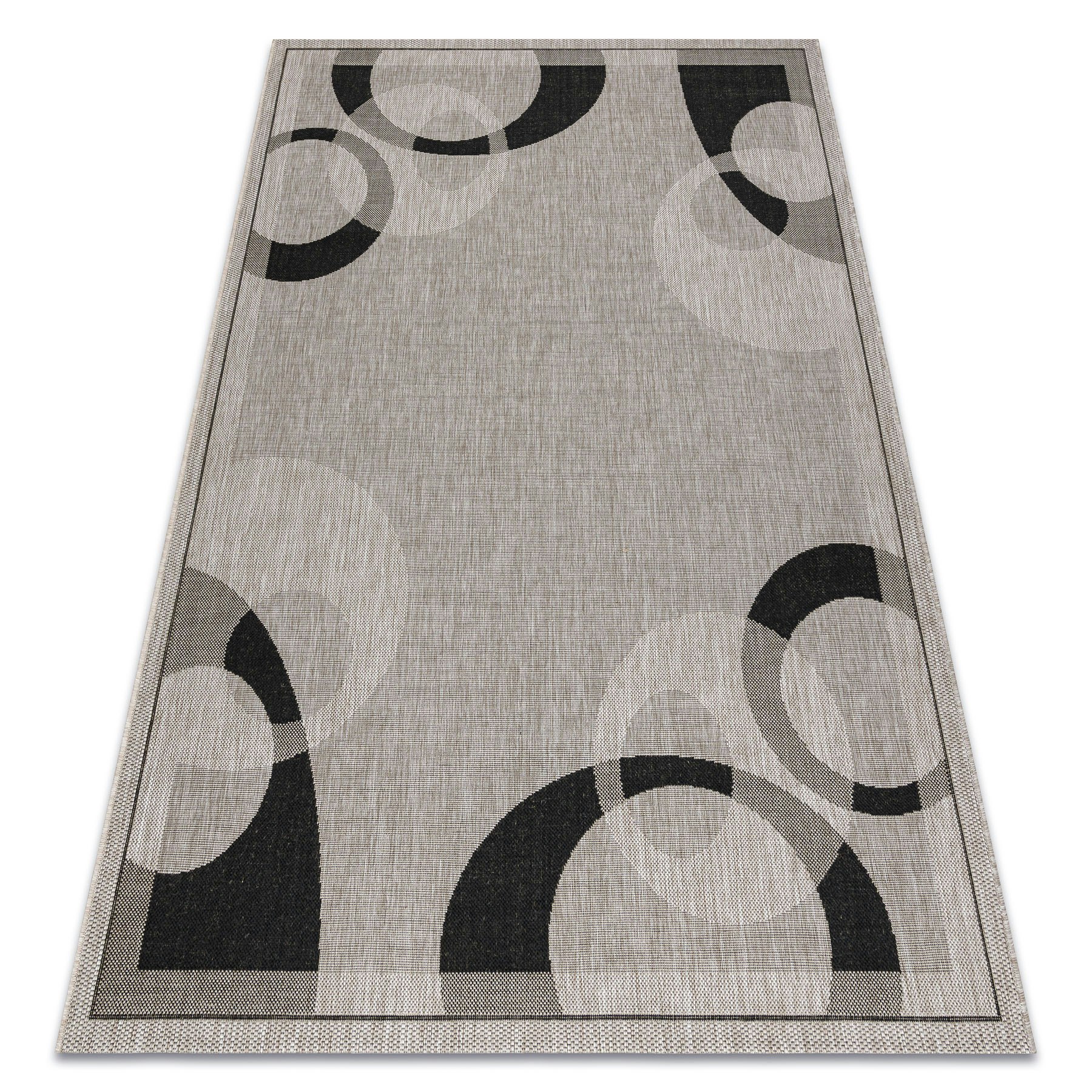 Rugsx Grey Floorlux Rug - Polypropylene - 80Cm X 150Cm