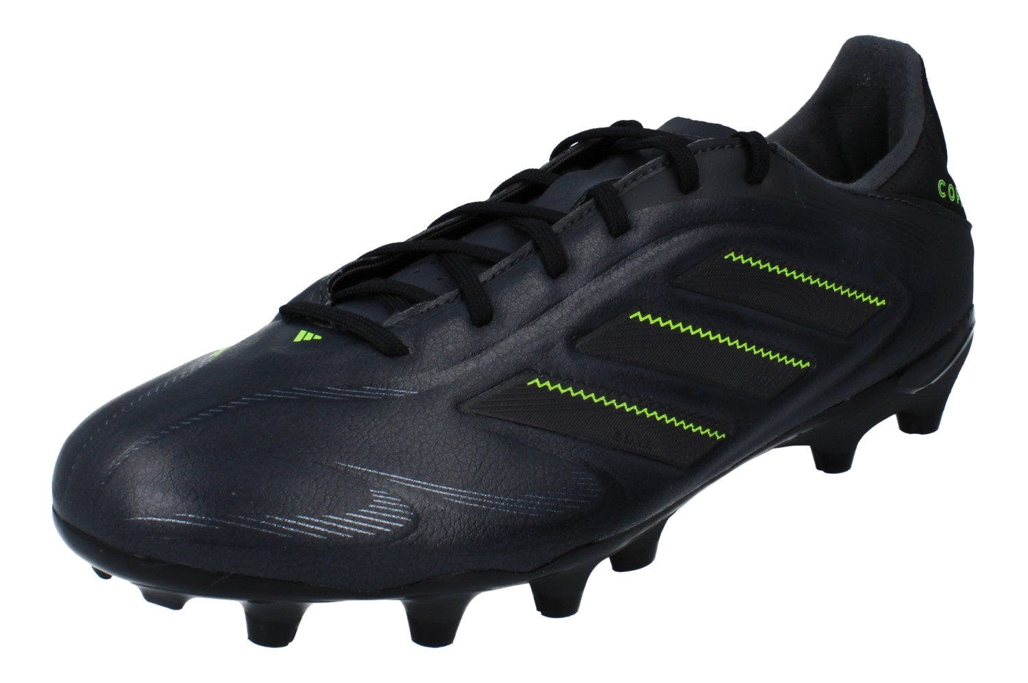 Adidas Men's Black/Green Copa Pure Iii League Fg/Mg Football Boots Jh6300 - Uk 7.5 | Us 8 | Eu 41 1/3