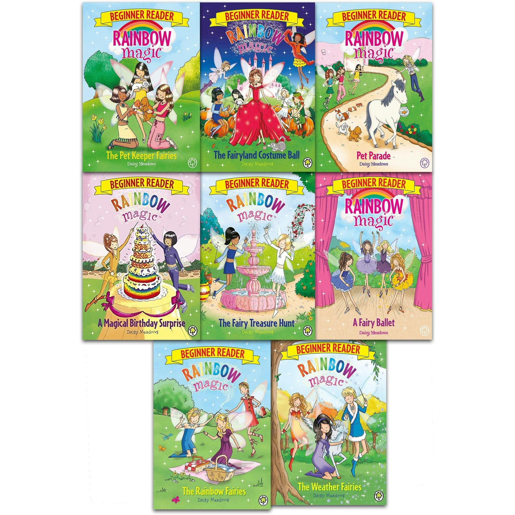 Daisy Meadows Unisex Rainbow Magic Beginner Readers 8 Books Collection Set By - Fiction - Paperback - Image 7