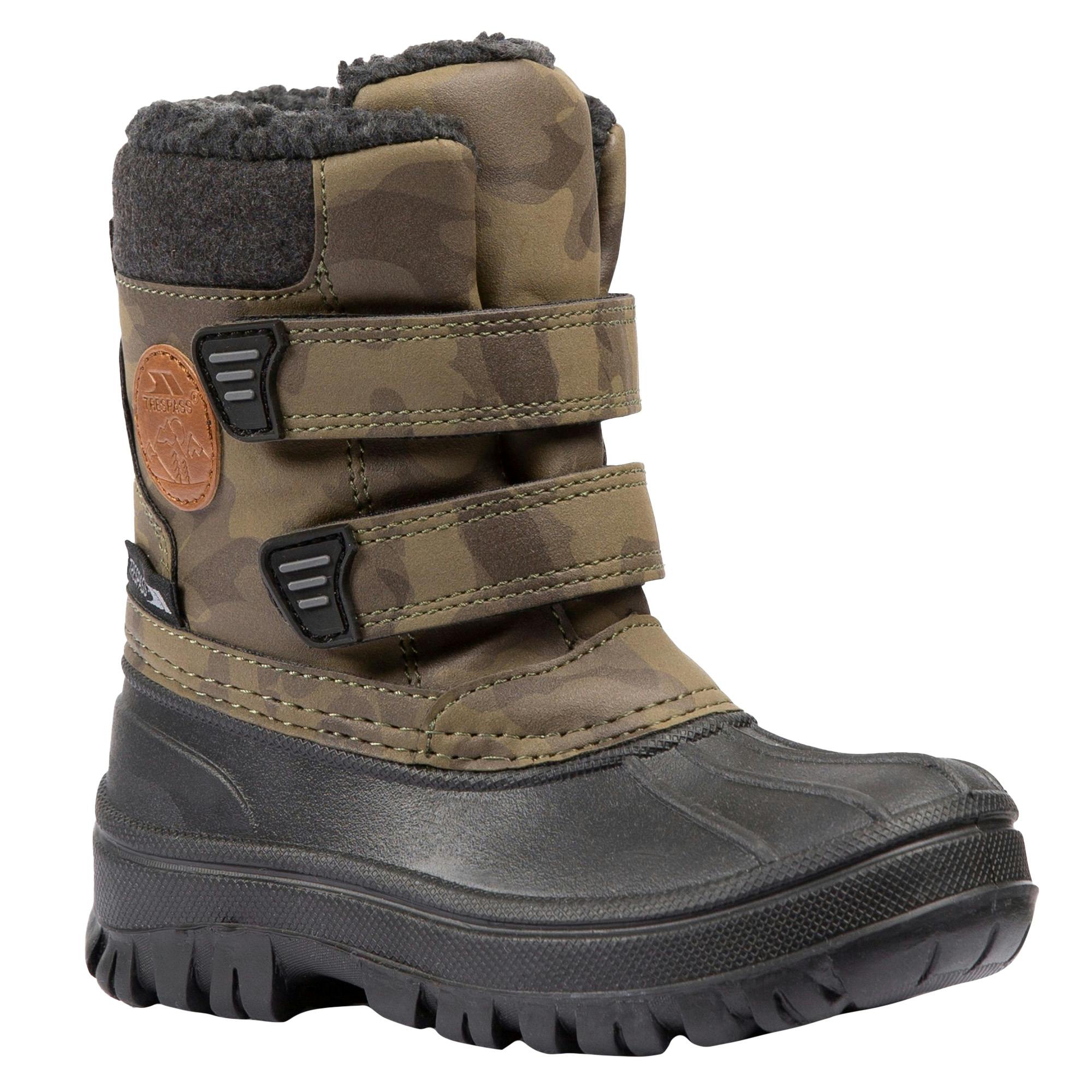 Trespass Green Toddler Alex Snow Boots - 10 Uk Child