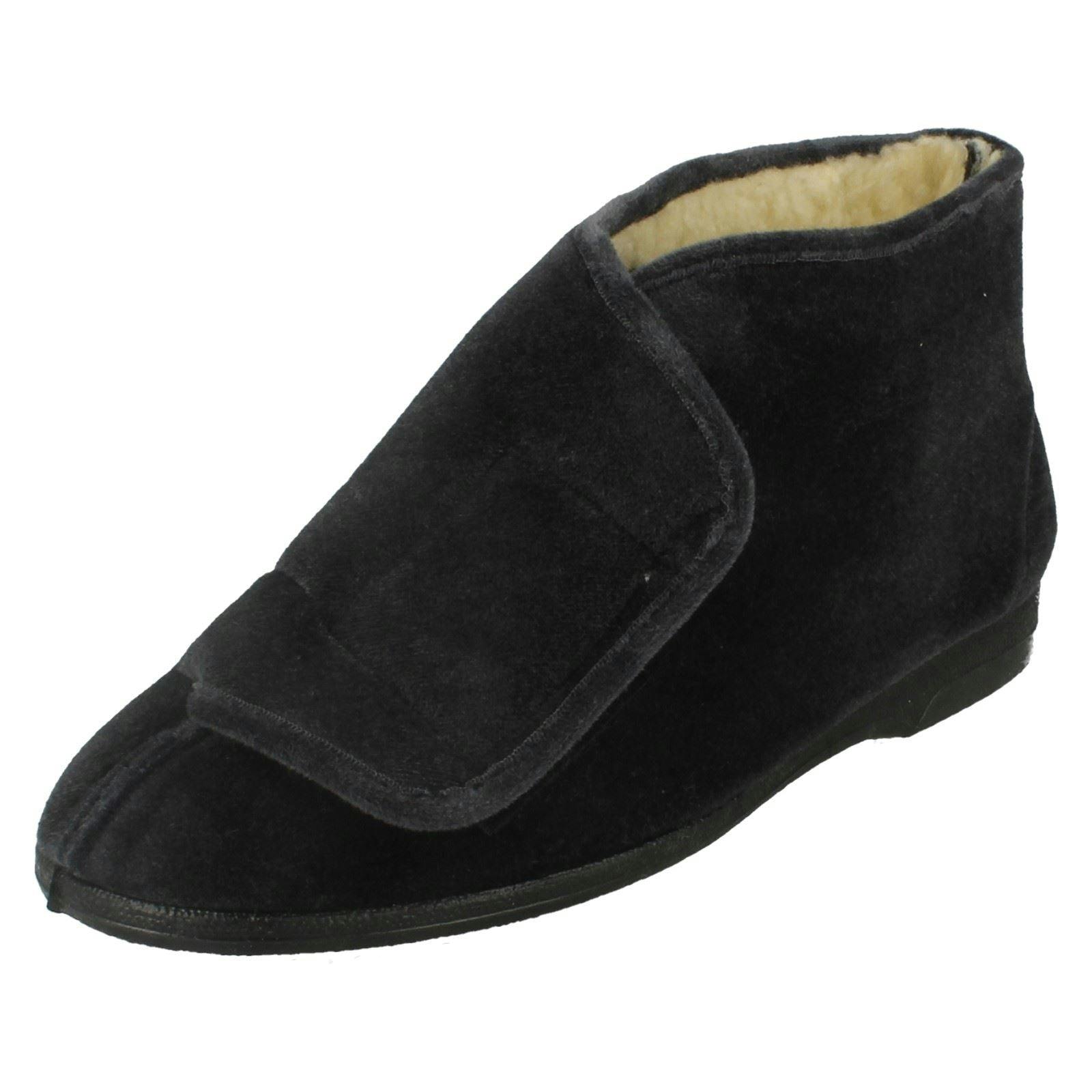 Spot On Men's Grey Bootee Slipper Albert - Uk 7
