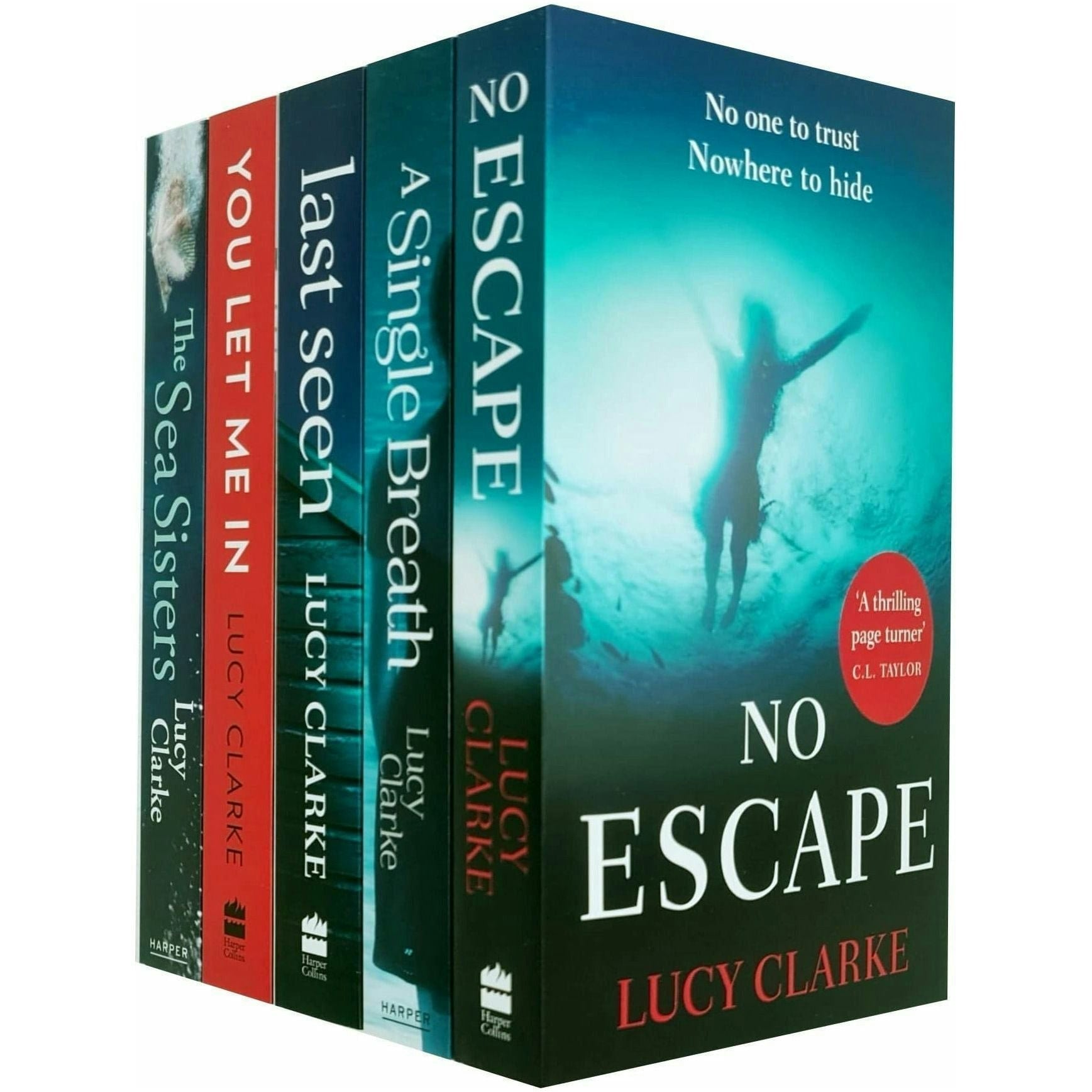 Harpercollins Grey Lucy Clarke 5 Books Collection Set