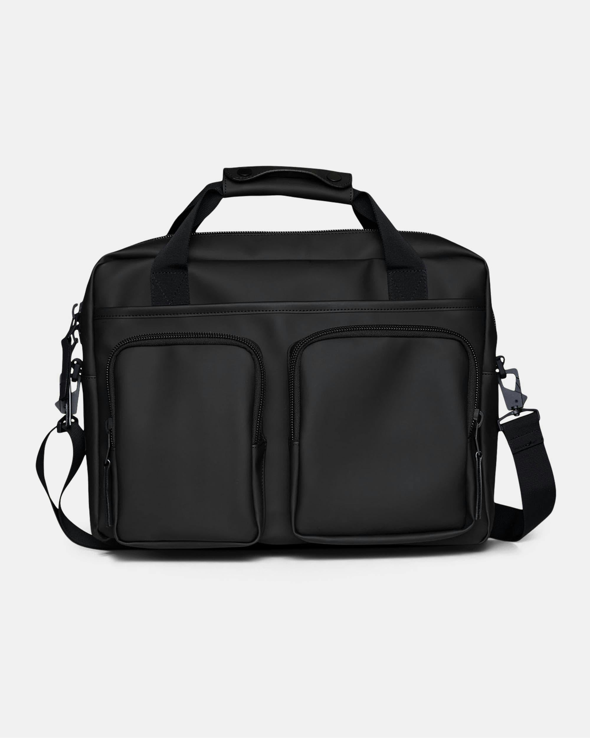 Rains Black Texel Tech Bag - 01 - 01 - One Size