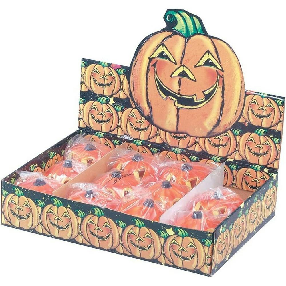 Bristol Novelty Light/Orange Up Pumpkin Decoration - One Size - 100% Synthetic