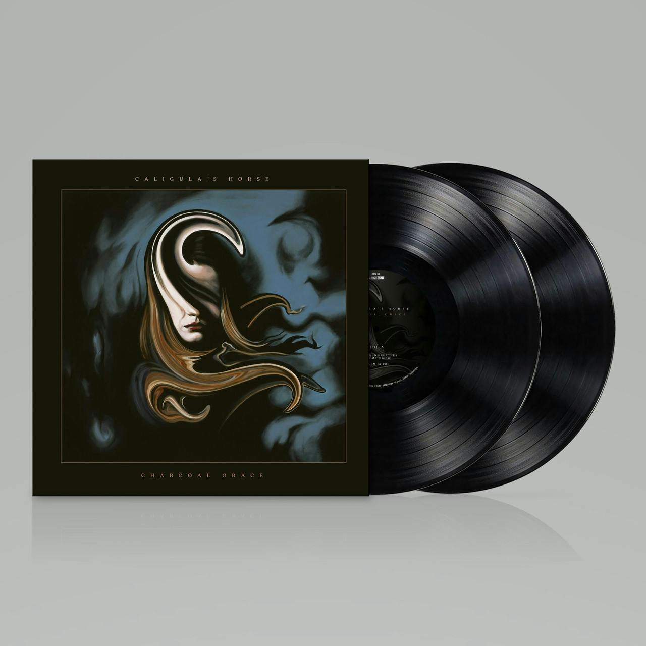 Eyesore Merch Black Caligula's Horse 'Charcoal Grace' 2Lp Vinyl W/ Eyesore Exclusive 2-Sided Art Print