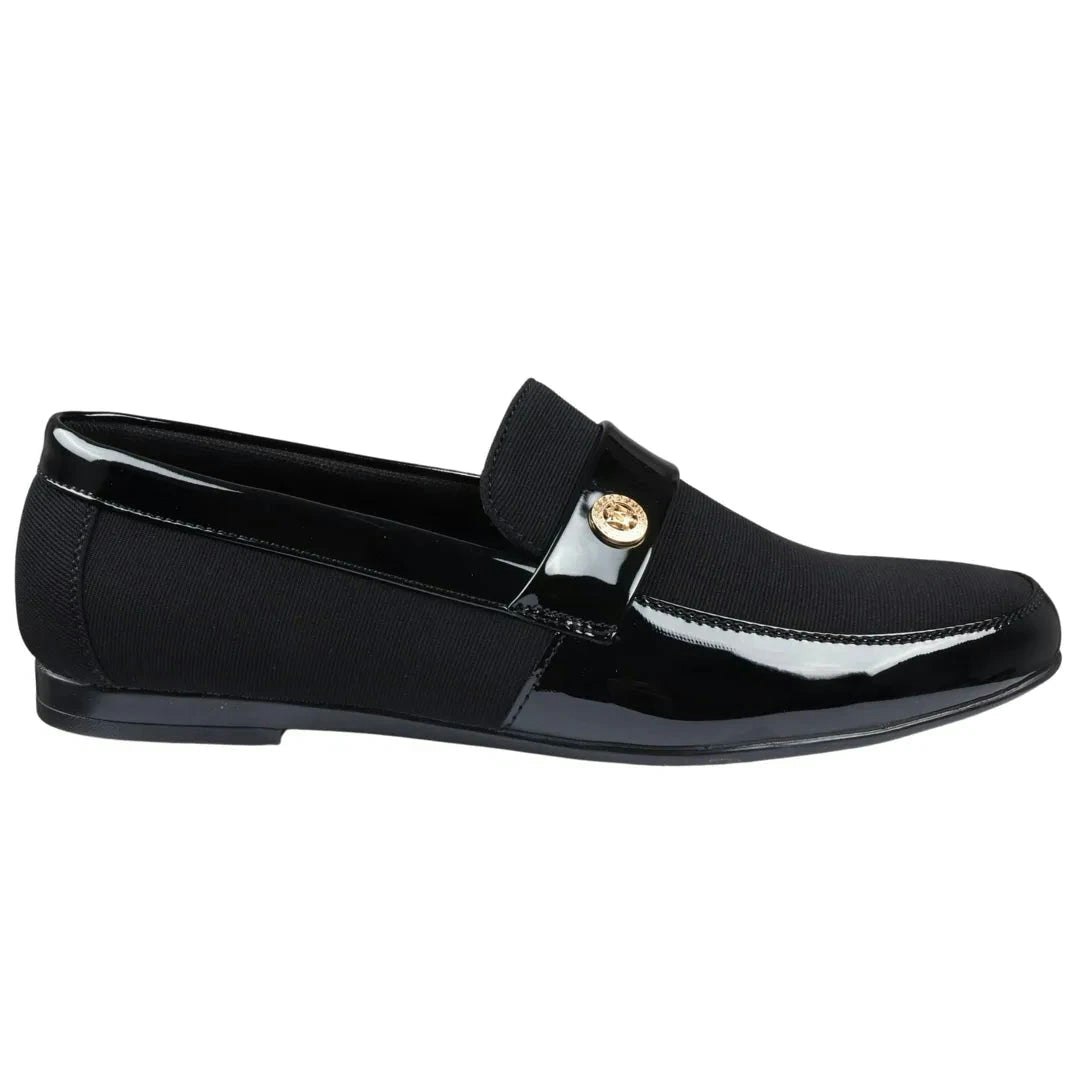 Dolcetto Men's Black Slip On Lightweight Loafer Shoes - Uk 10