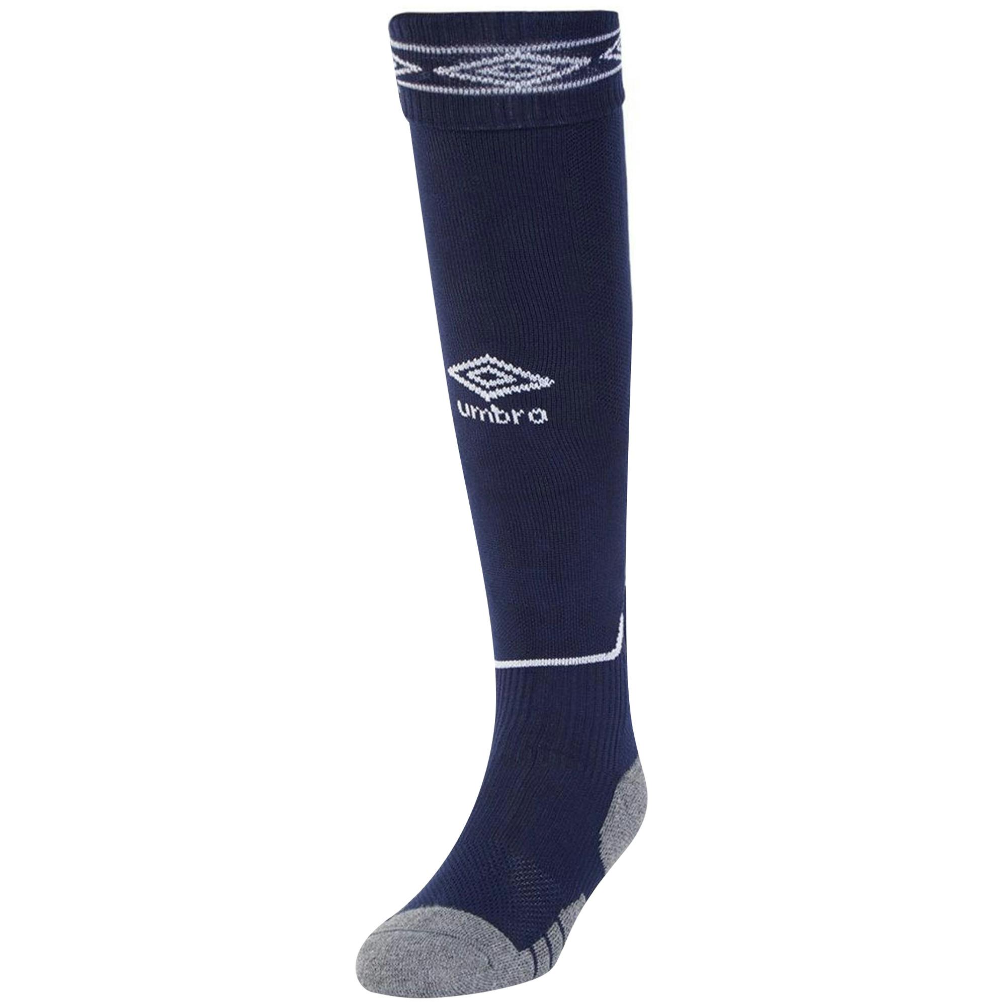 Umbro White Diamond Football Socks - Navy/ - L - Navy/ - 75% Polyamide/20% Cotton/5% Elastane