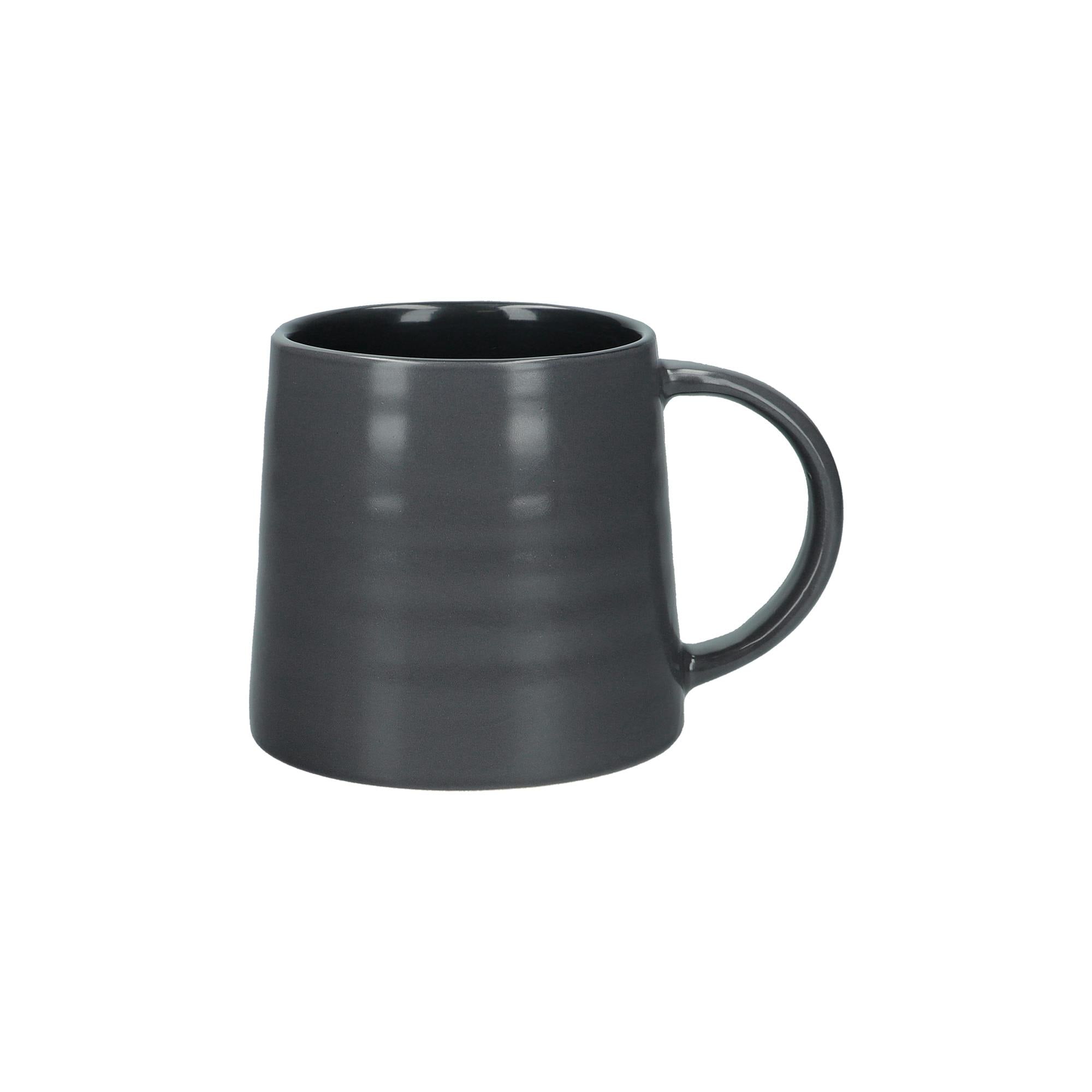 Mikasa Serenity Coffee Mug Set, Ceramic, Slate Grey, 440 ml, 4 Pieces - Image 2