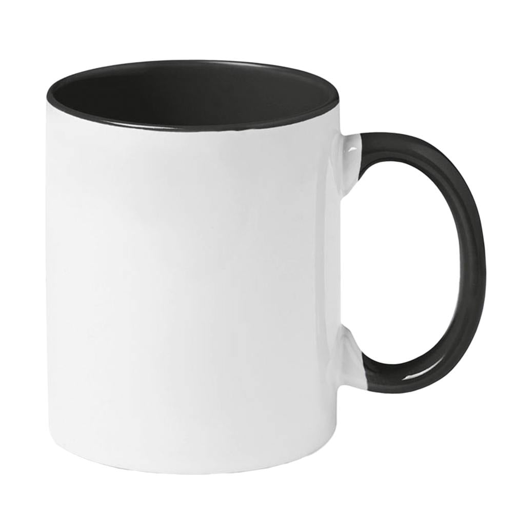 Midocean White/Black Sublimcoly Two Tone Sublimation 300Ml Mug - One Size