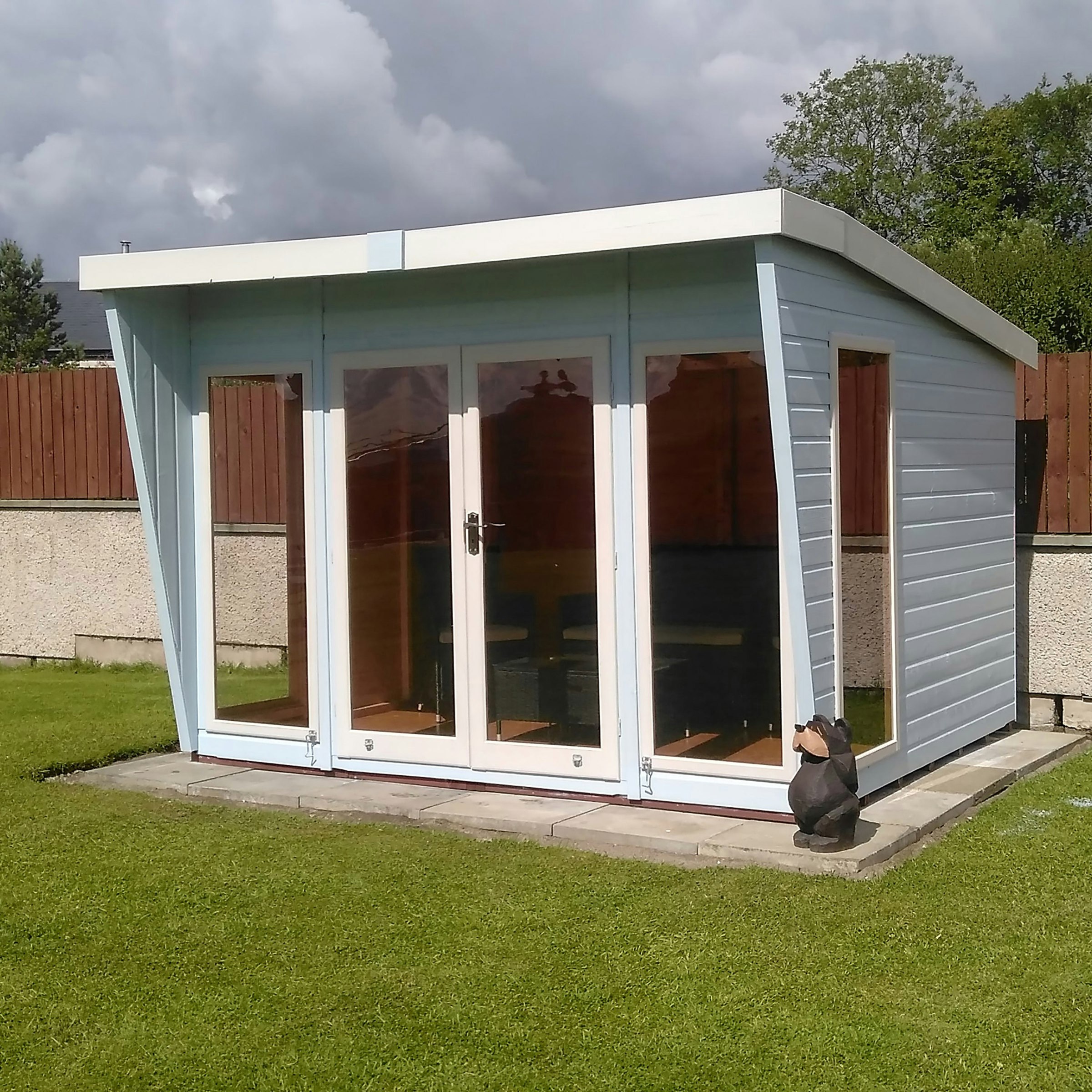 Rackhams Light 10X10 Shire Highclere Summerhouse