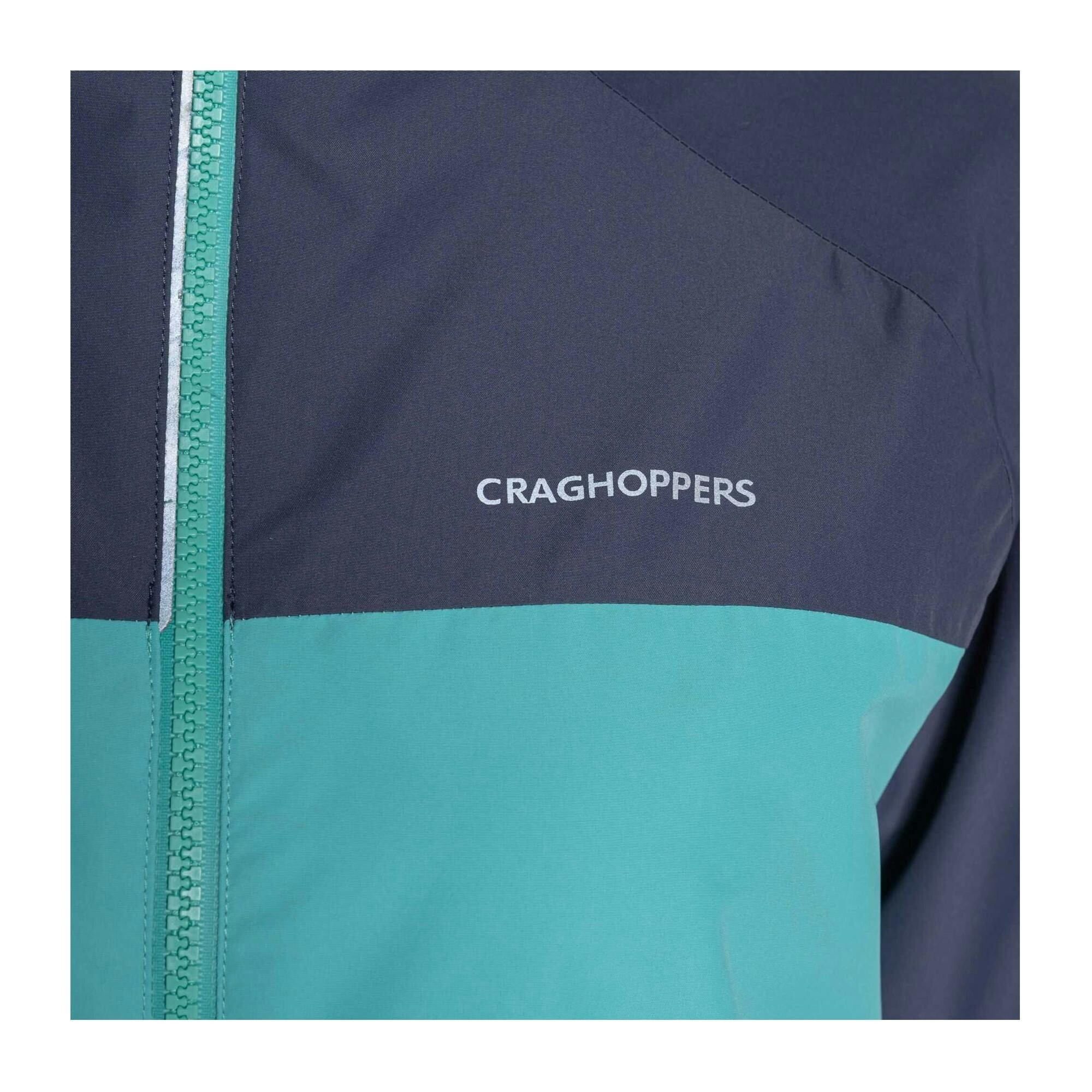 Craghoppers Women's Anthracite Vanth Waterproof Jacket - Glazed Aqua/ - 10 Uk - Glazed Aqua/ - 100% Mixed