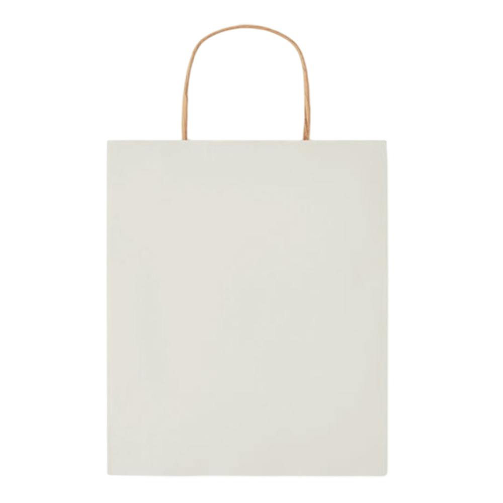 Midocean White Paper Tone Paper Gift Bag - 32Cm X 25Cm X 11Cm