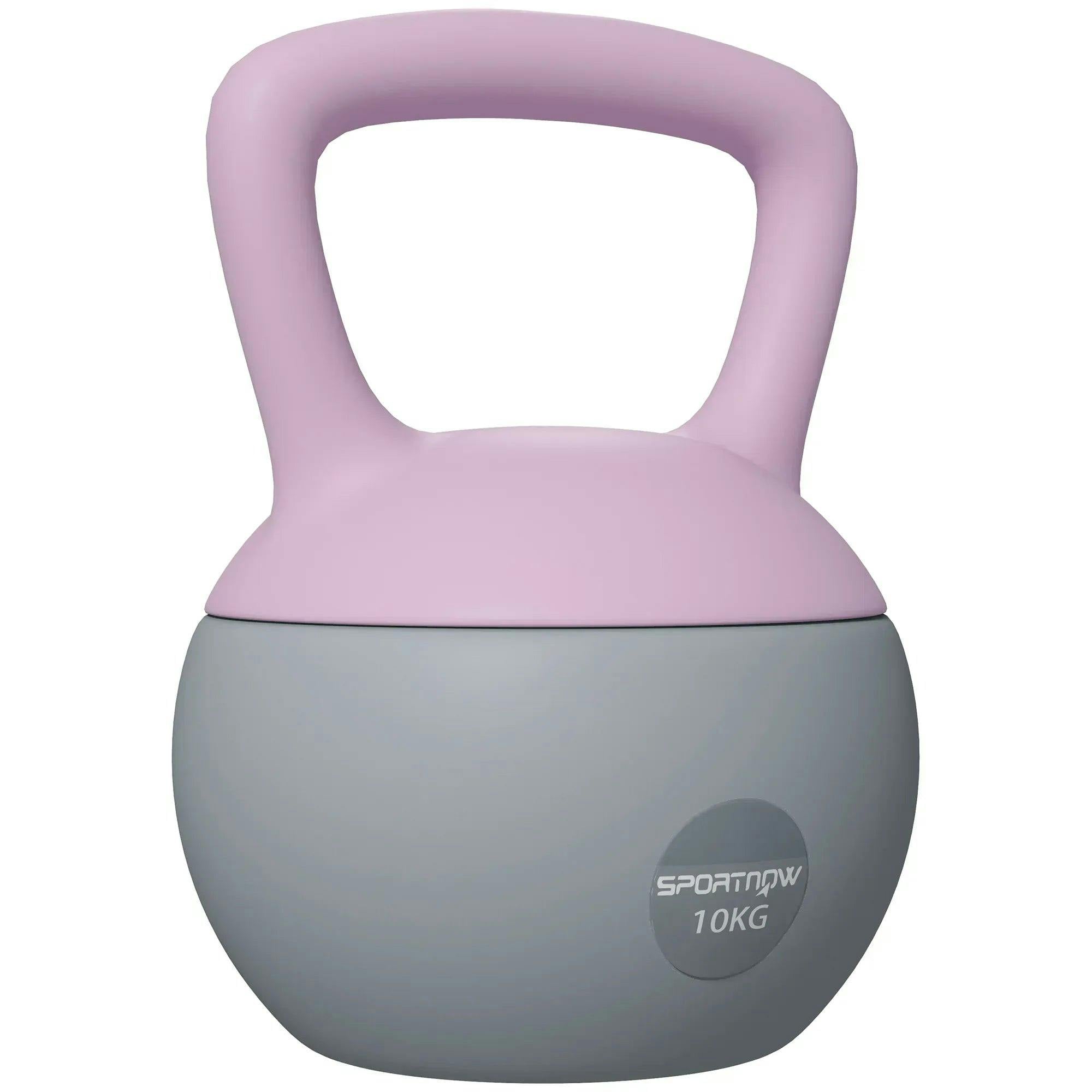 Sportnow Unisex Purple Kettlebell W/ Soft Body And Non-Slip Handle In 10Kg - Image 4