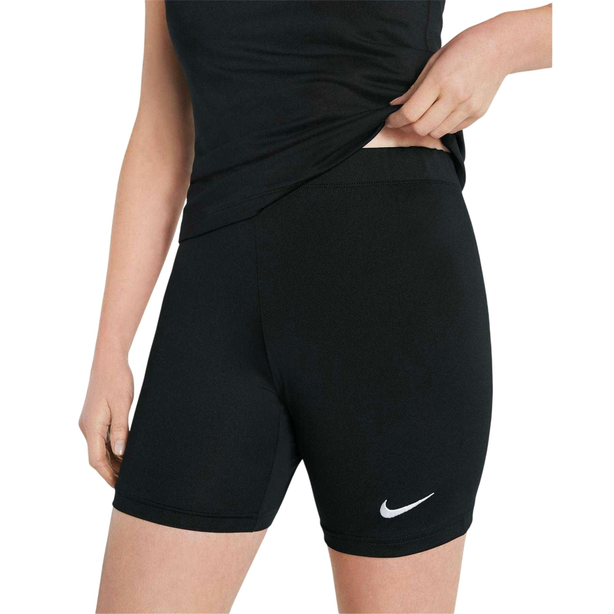 Nike Women's Black Compression Shorts - 8 Uk - 90% Polyester/10% Spandex