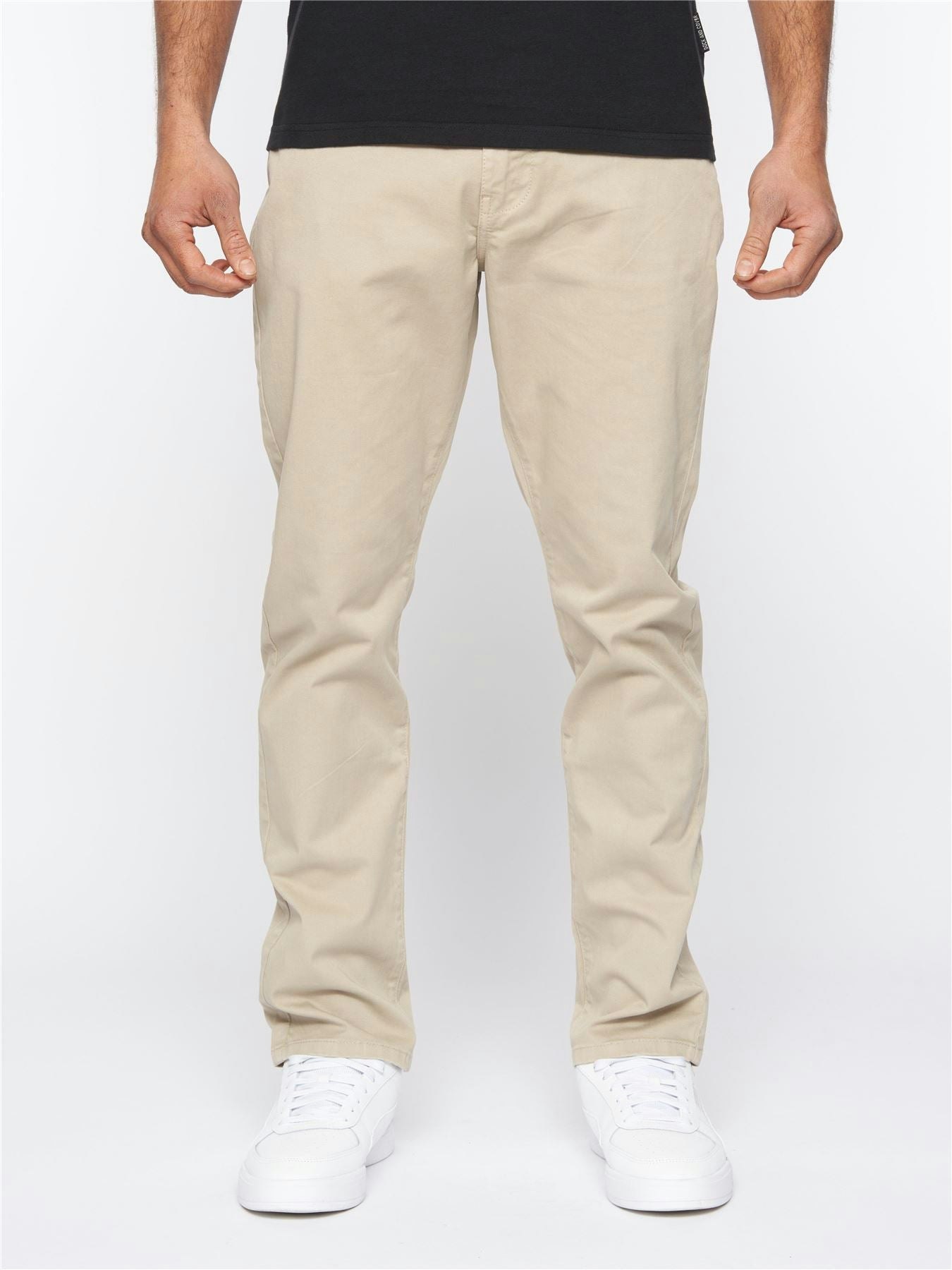 Duck And Cover Men's Franztown Chinos Stone - W30 L32