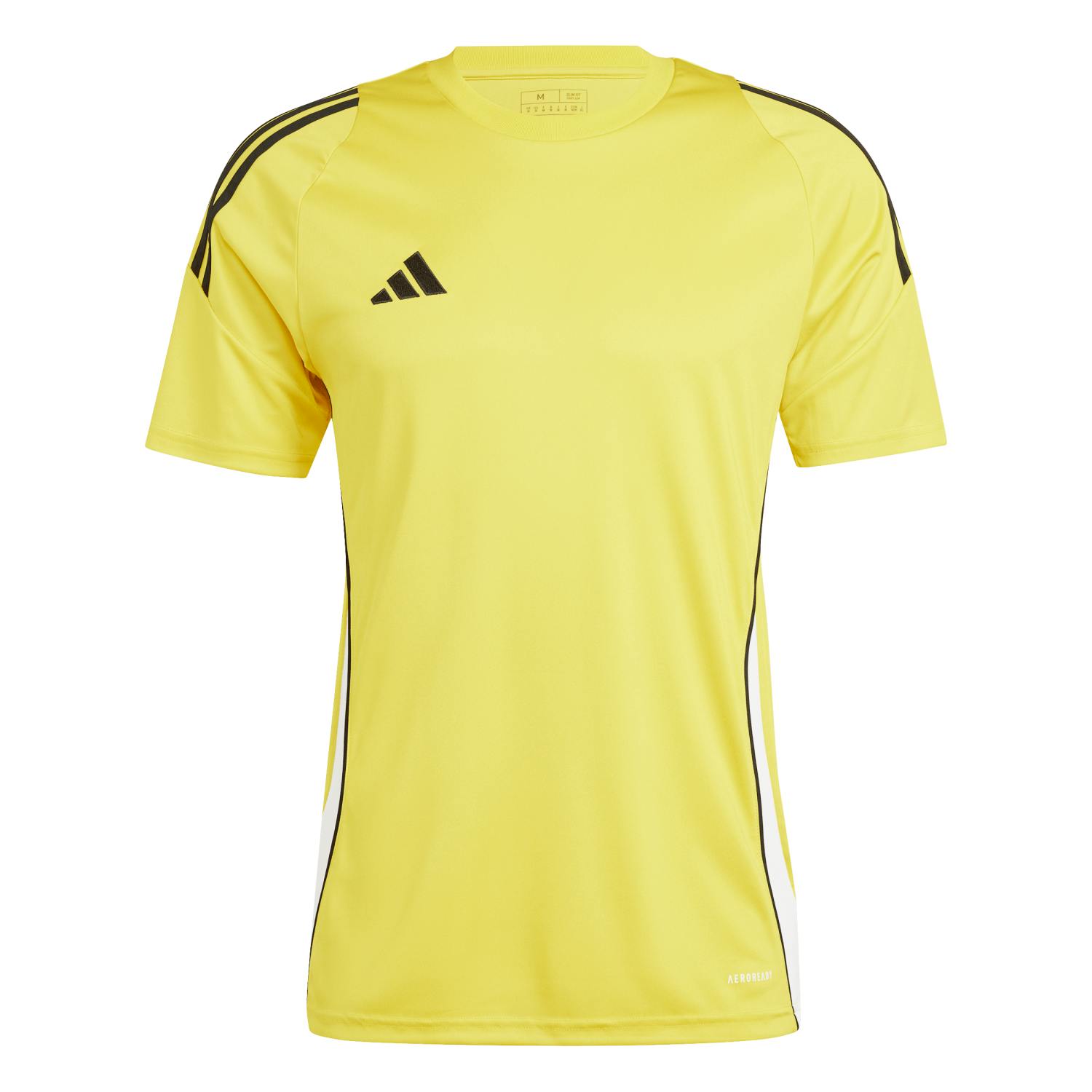 Adidas Men's Yellow Tiro 24 Aeroready T Shirt Jersey Is1015 - S