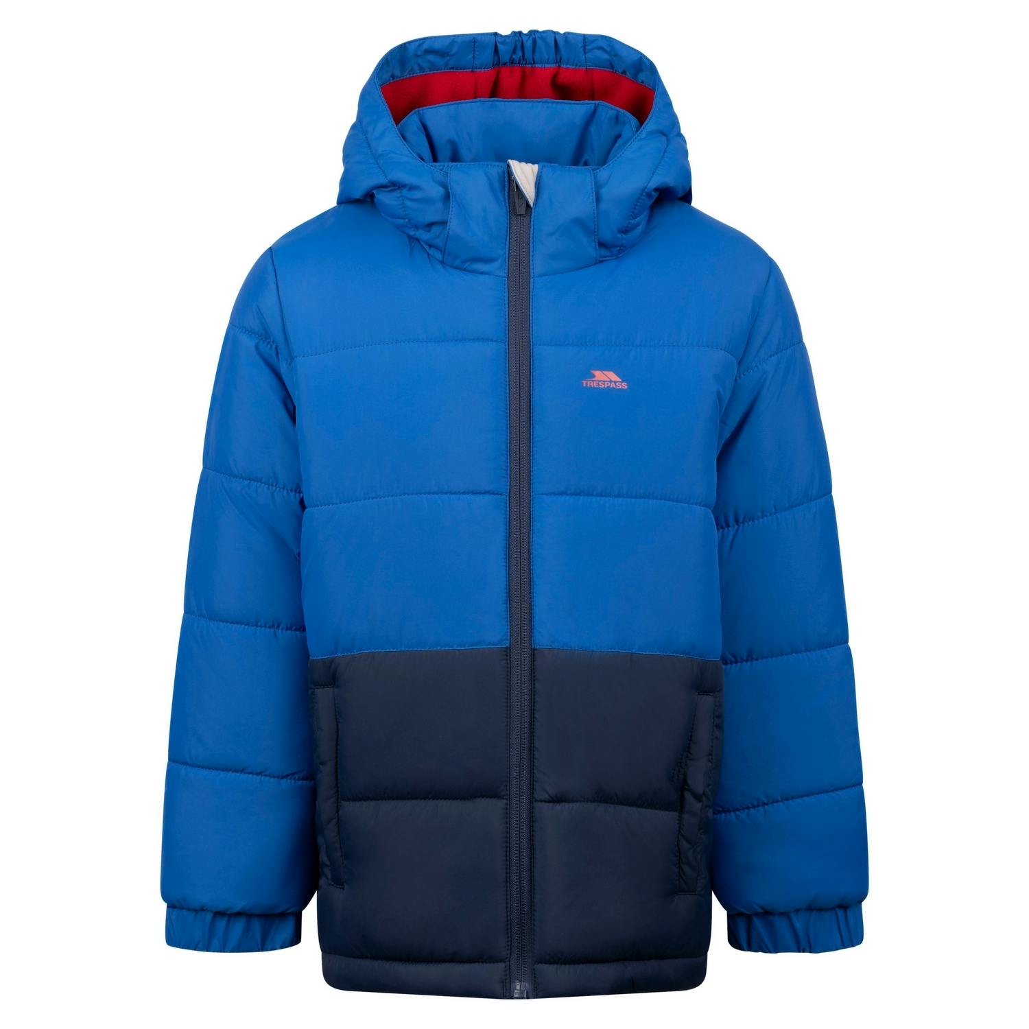 Trespass Boys Blue Olense Jacket - 7-8 Years - 100% Polyester
