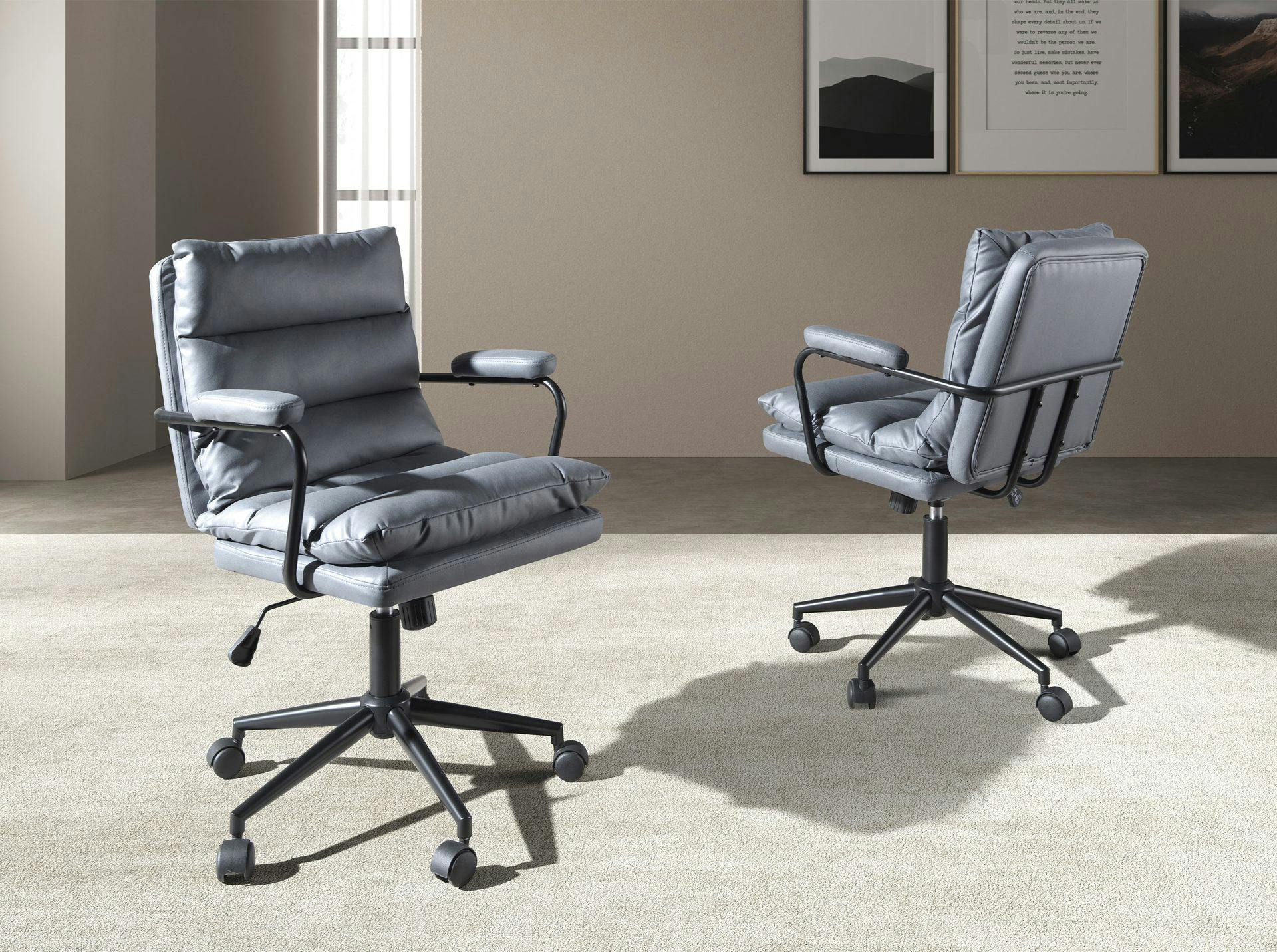 Angel Cerdá Grey Office Swivel Chair Fabric 4155