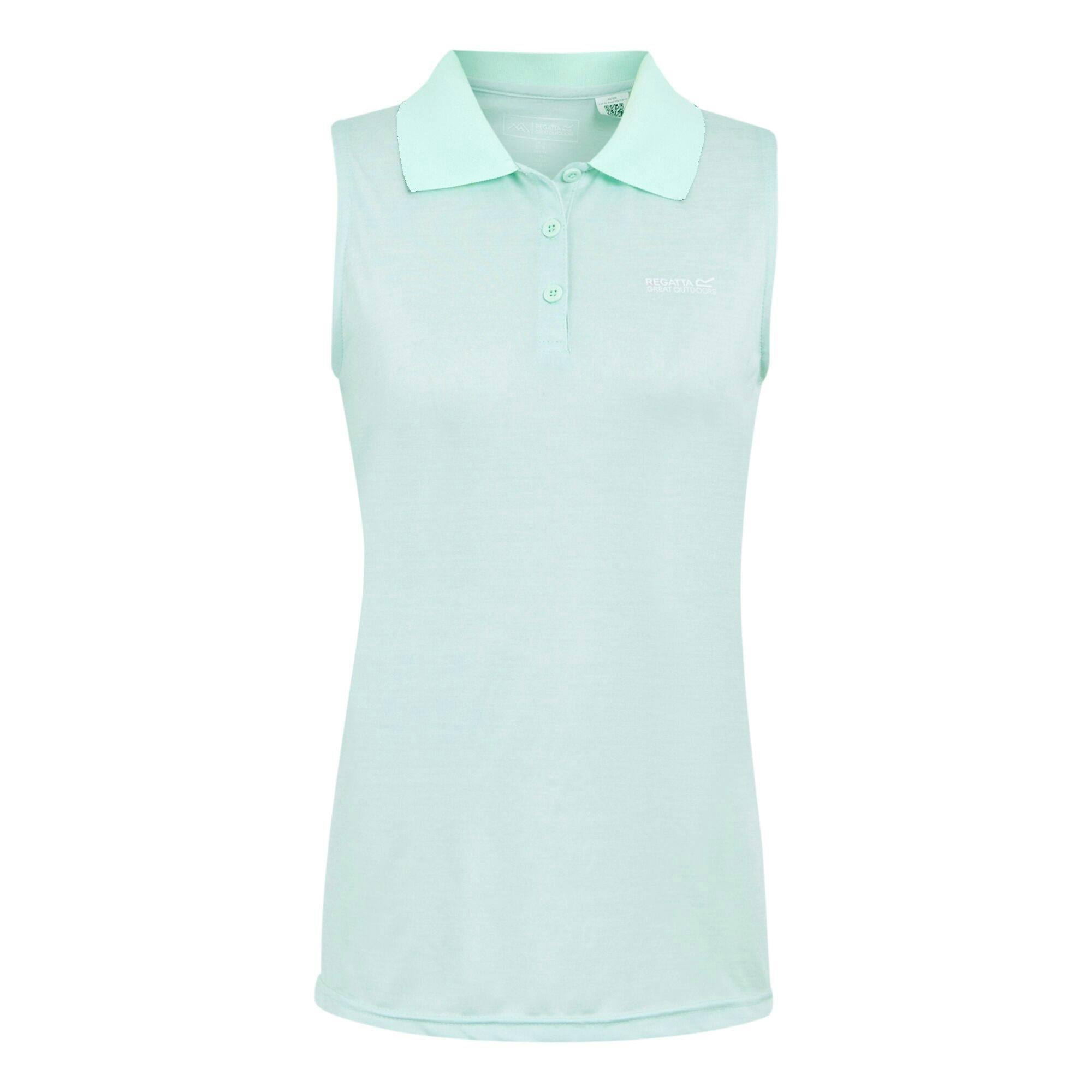 Regatta - Women's - Sleeveless Polo Shirt - Icy Morn - Size 18 - Image 3