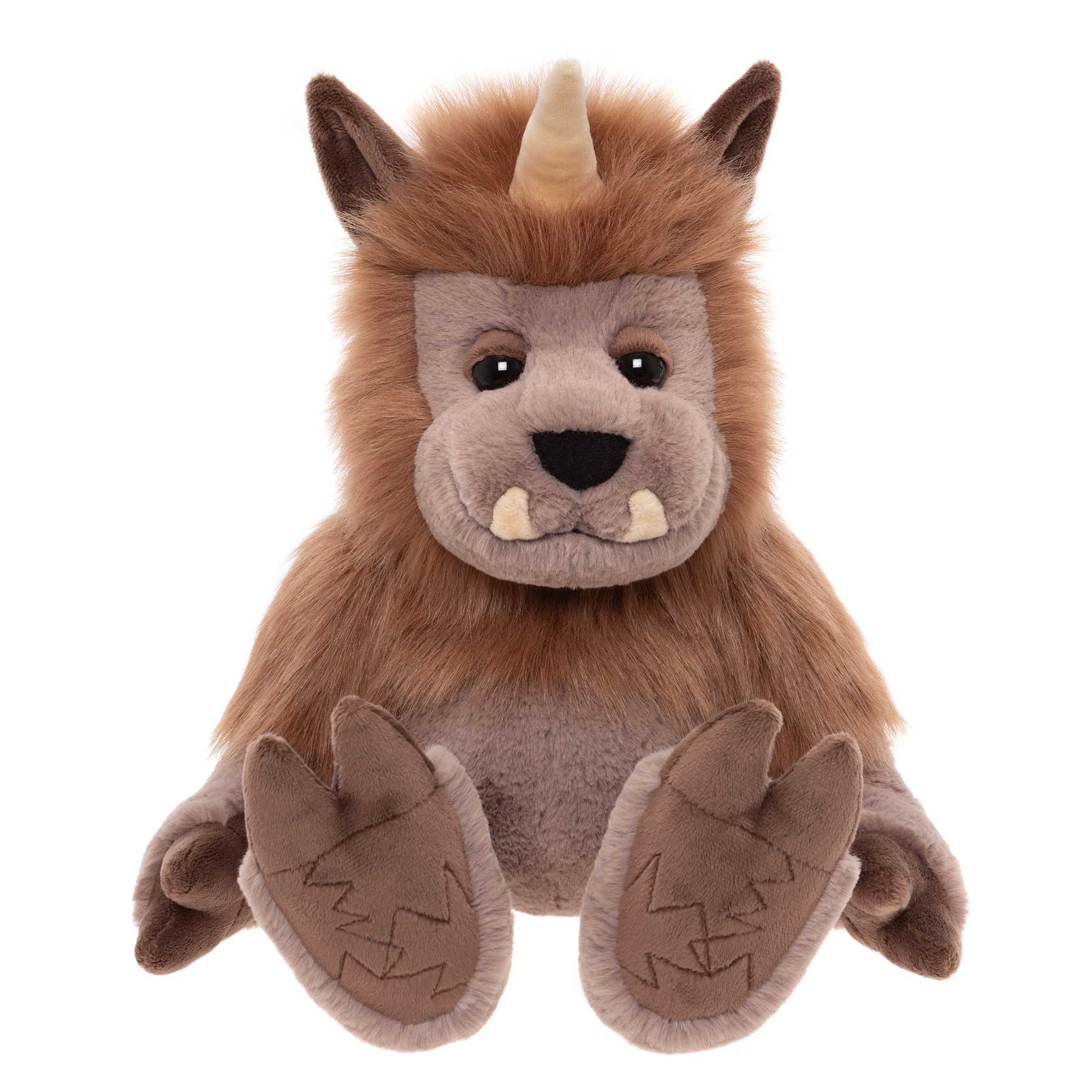 Charlie Bears Light/Brown Quarry - Plush Ogre
