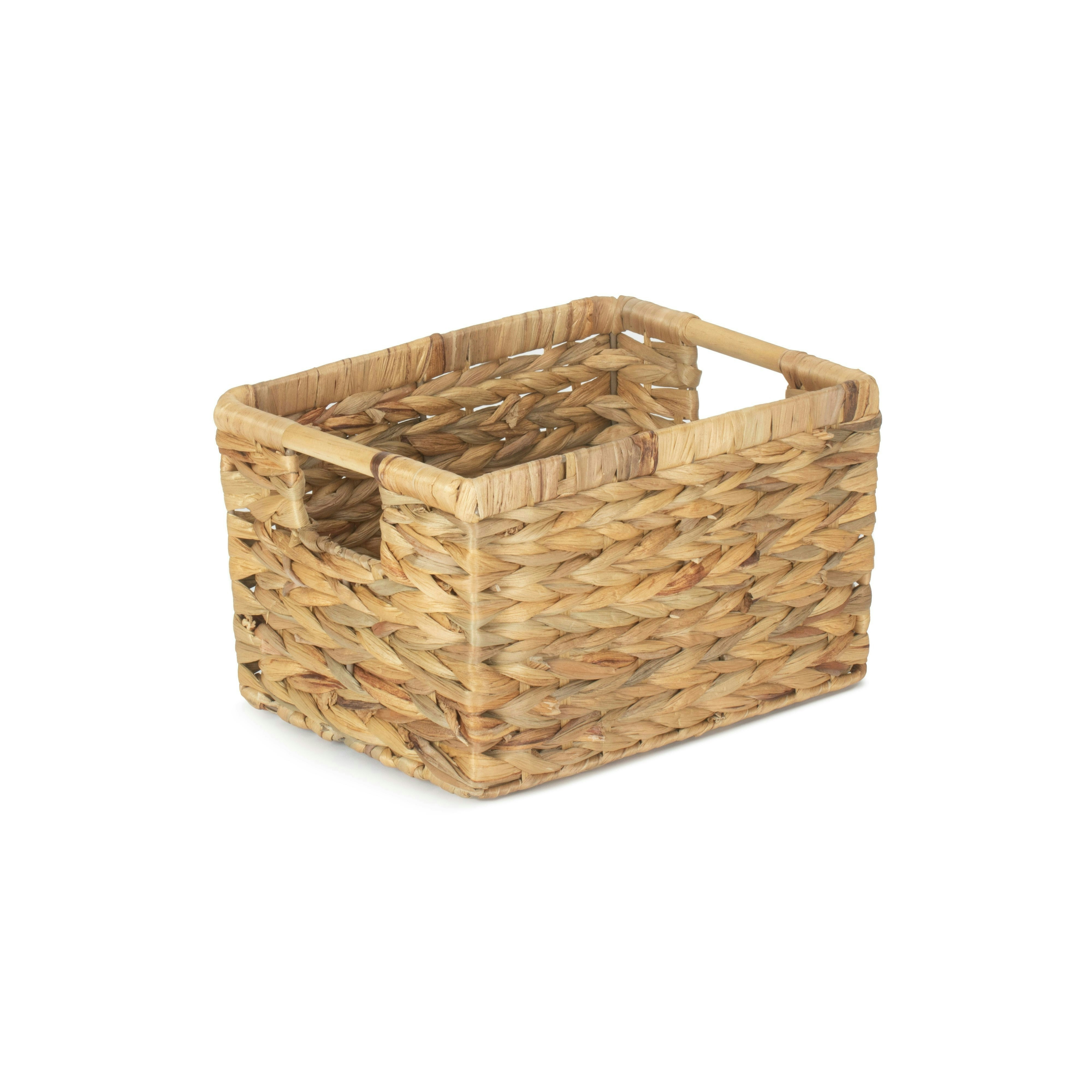 Red Hamper Nordic Water Hyacinth Storage Basket - Medium