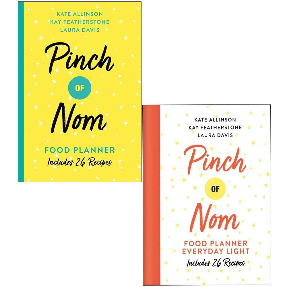 Various Publishers Light Pinch Of Nom Food Planner & Pinch Of Nom Food Planner Everyday [Hardcover] By Kay Featherstone 2 Books Collection Set